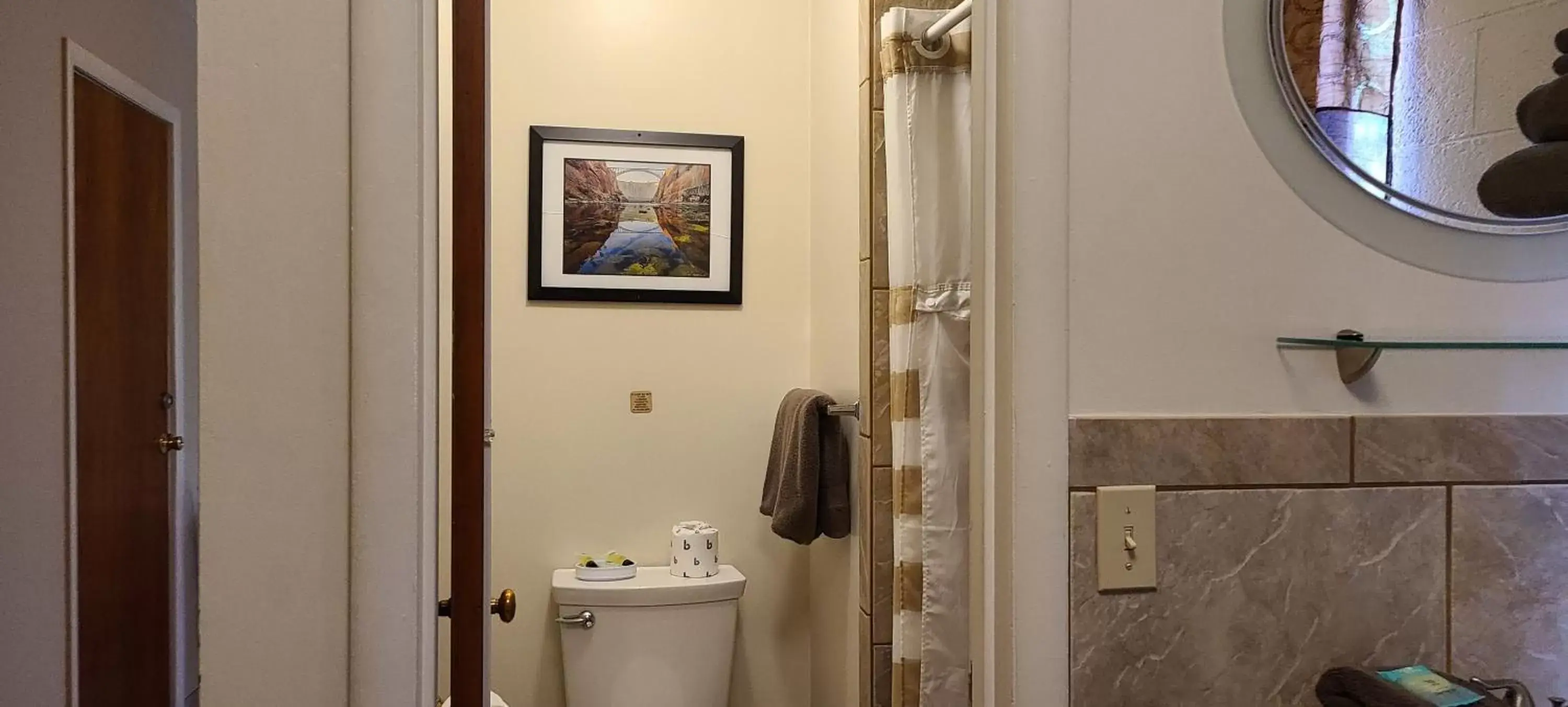 Bathroom in Red Rock Motel