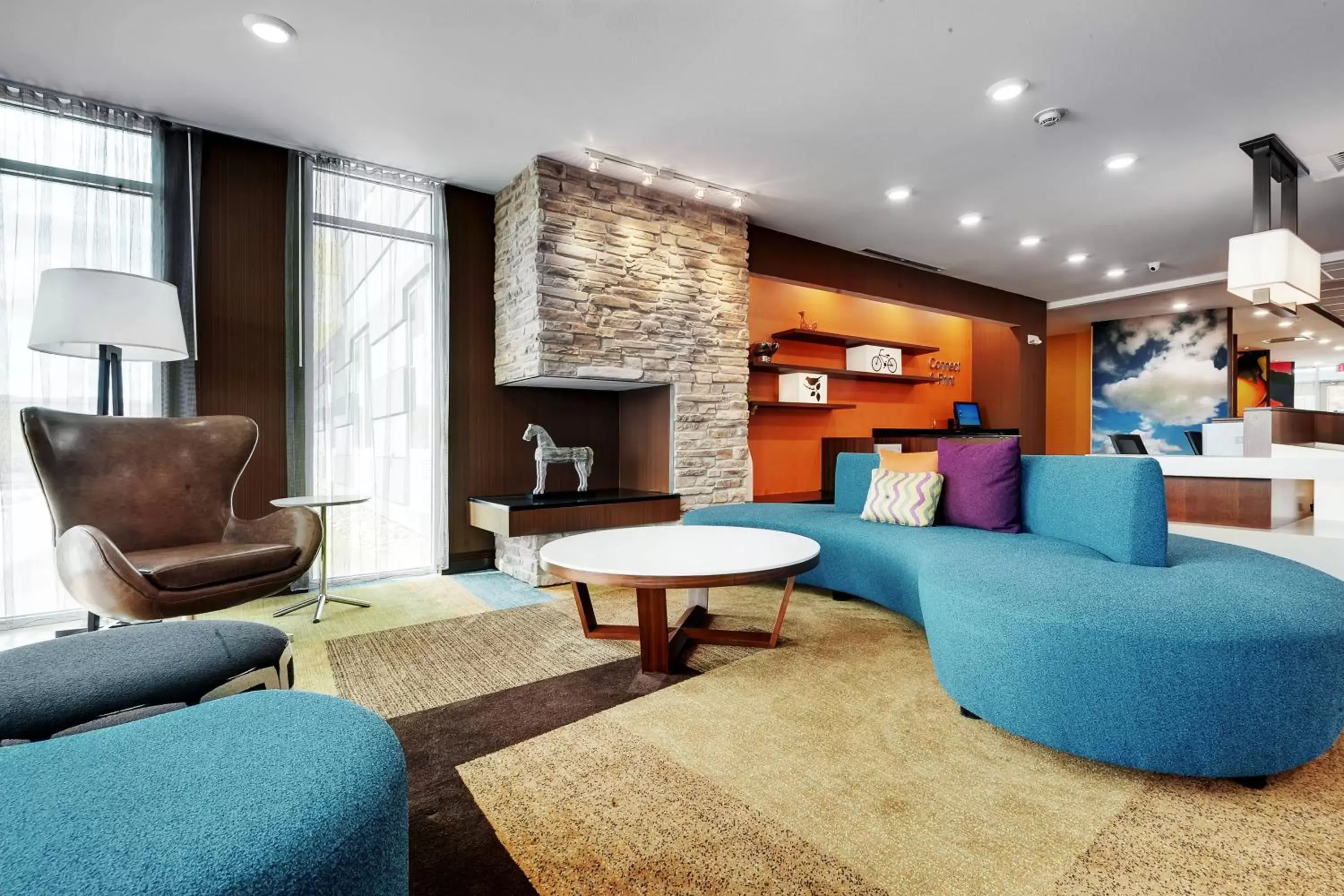 Lobby or reception, Seating Area in Fairfield Inn by Marriott Houston Northwest/Willowbrook