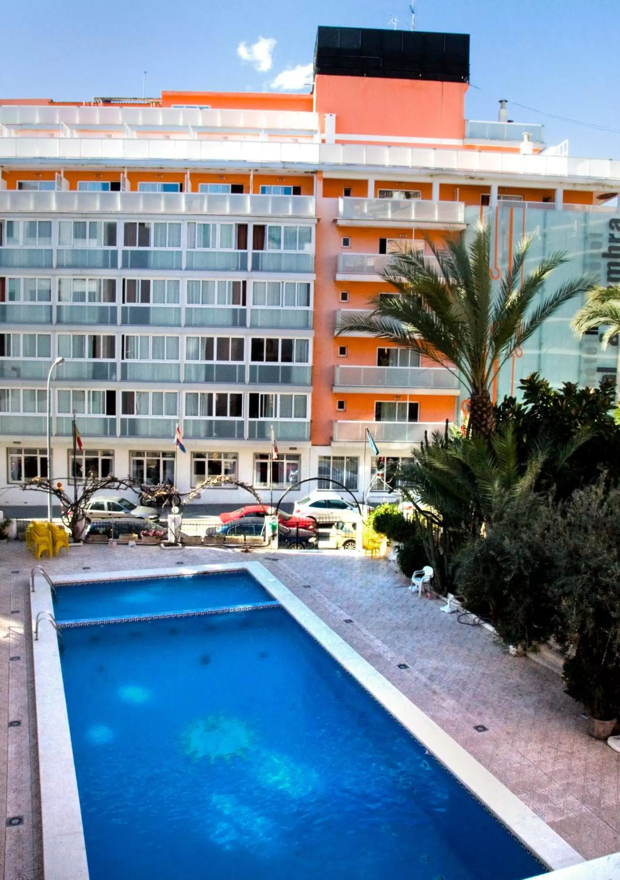 Facade/entrance, Swimming Pool in Sol y Sombra