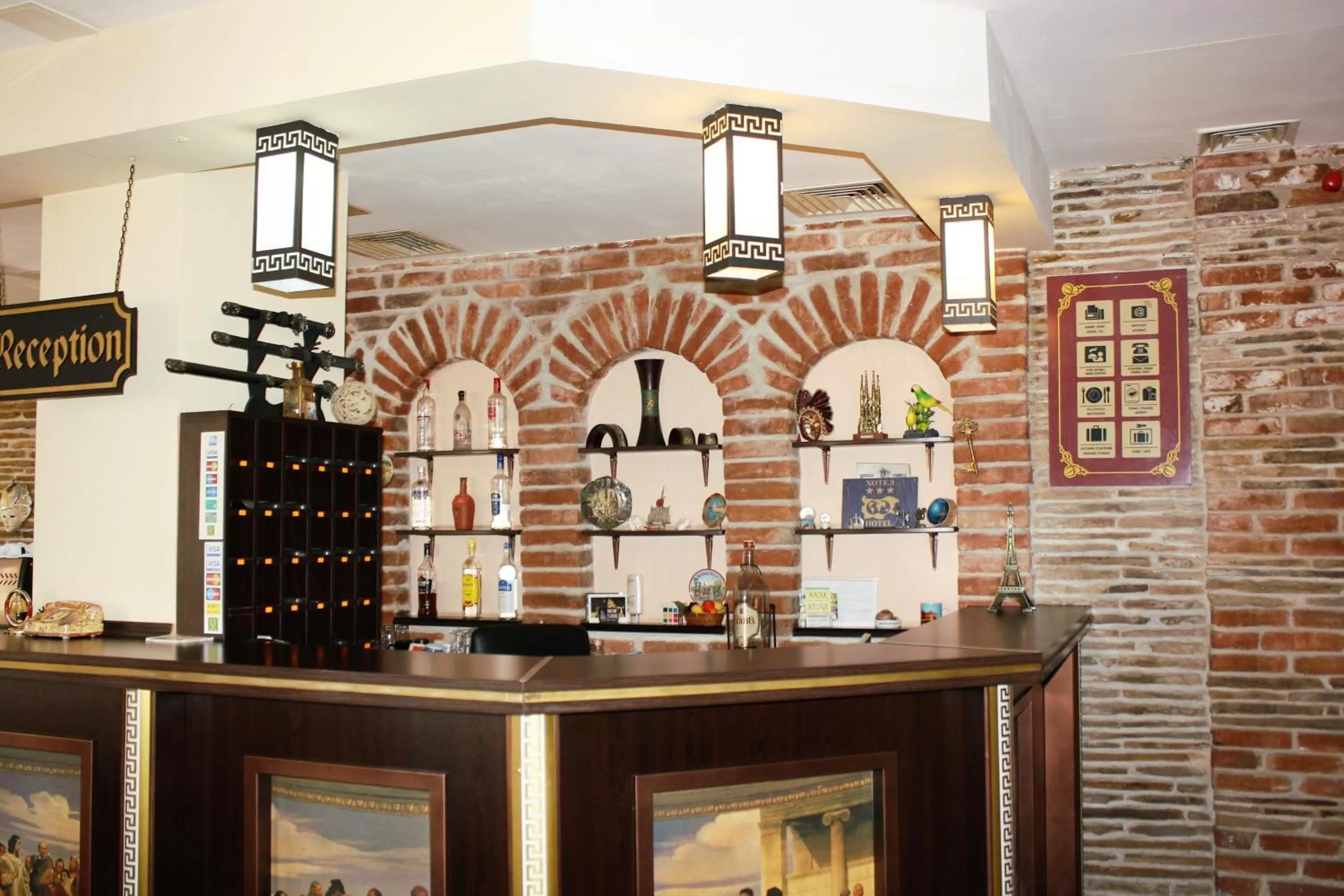 Lobby or reception in Hotel Villa Verde