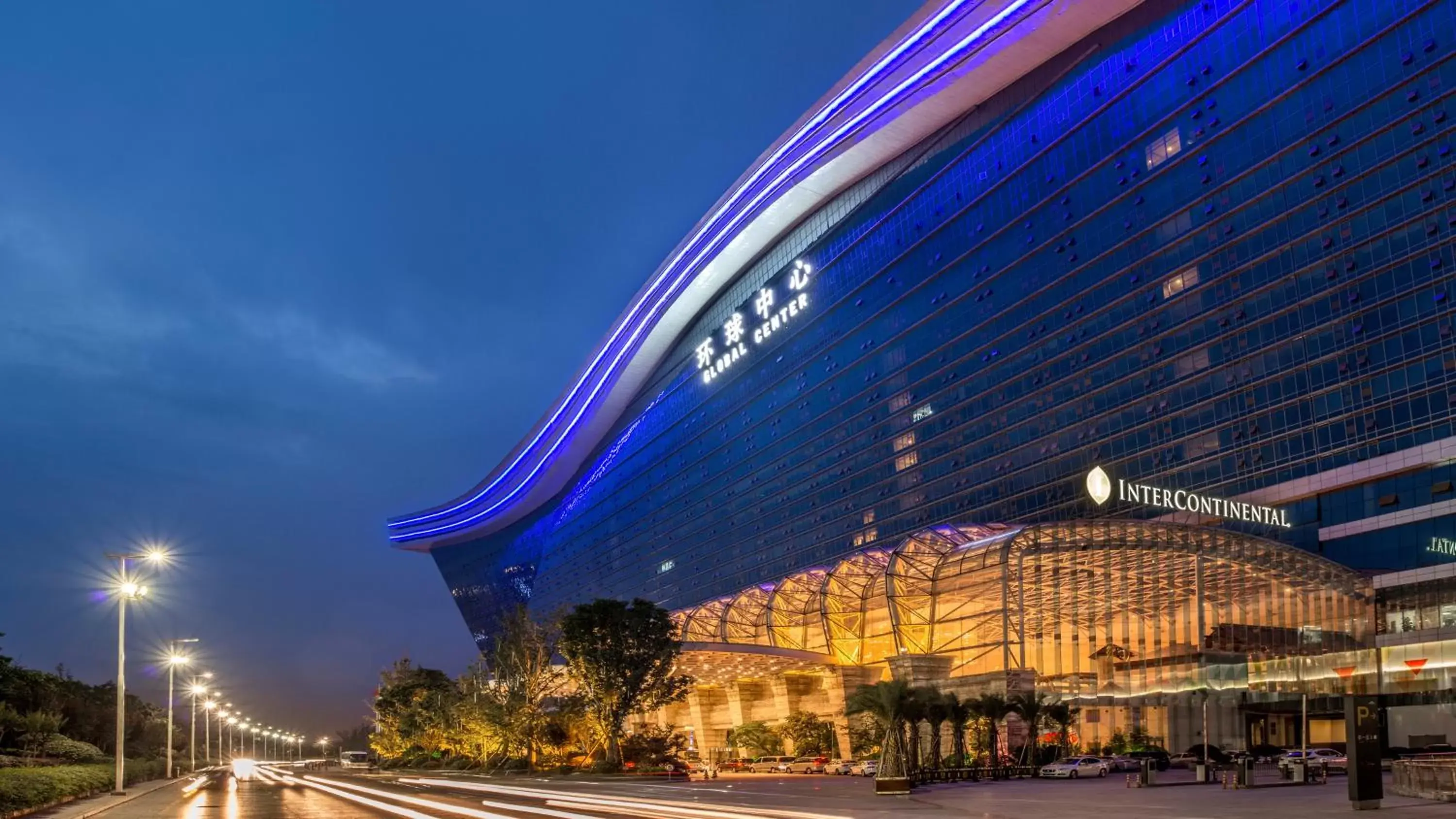 Property building in InterContinental Chengdu Global Center, an IHG Hotel