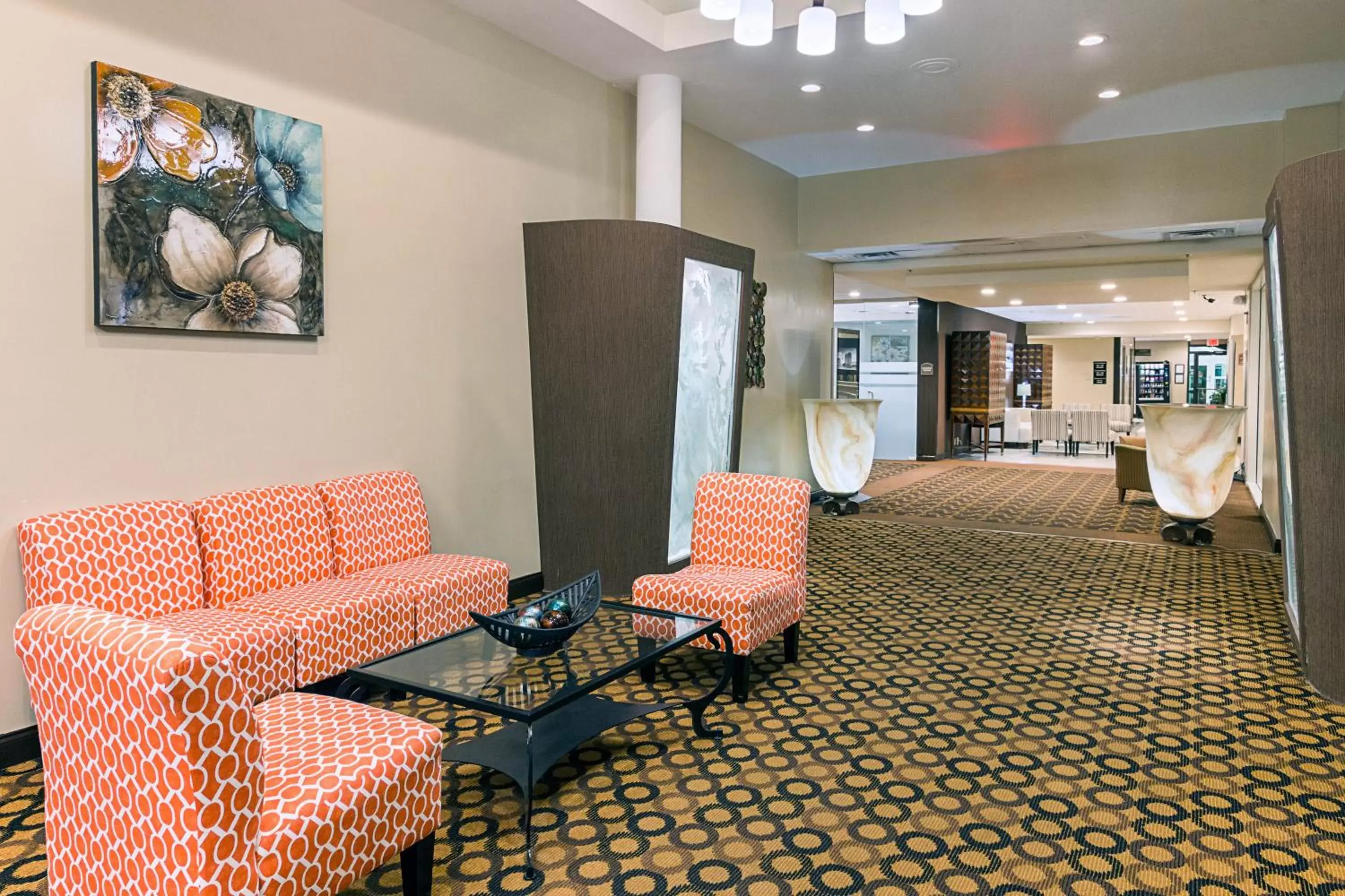 Seating area, Lobby/Reception in Clarion Hotel San Angelo near Convention Center