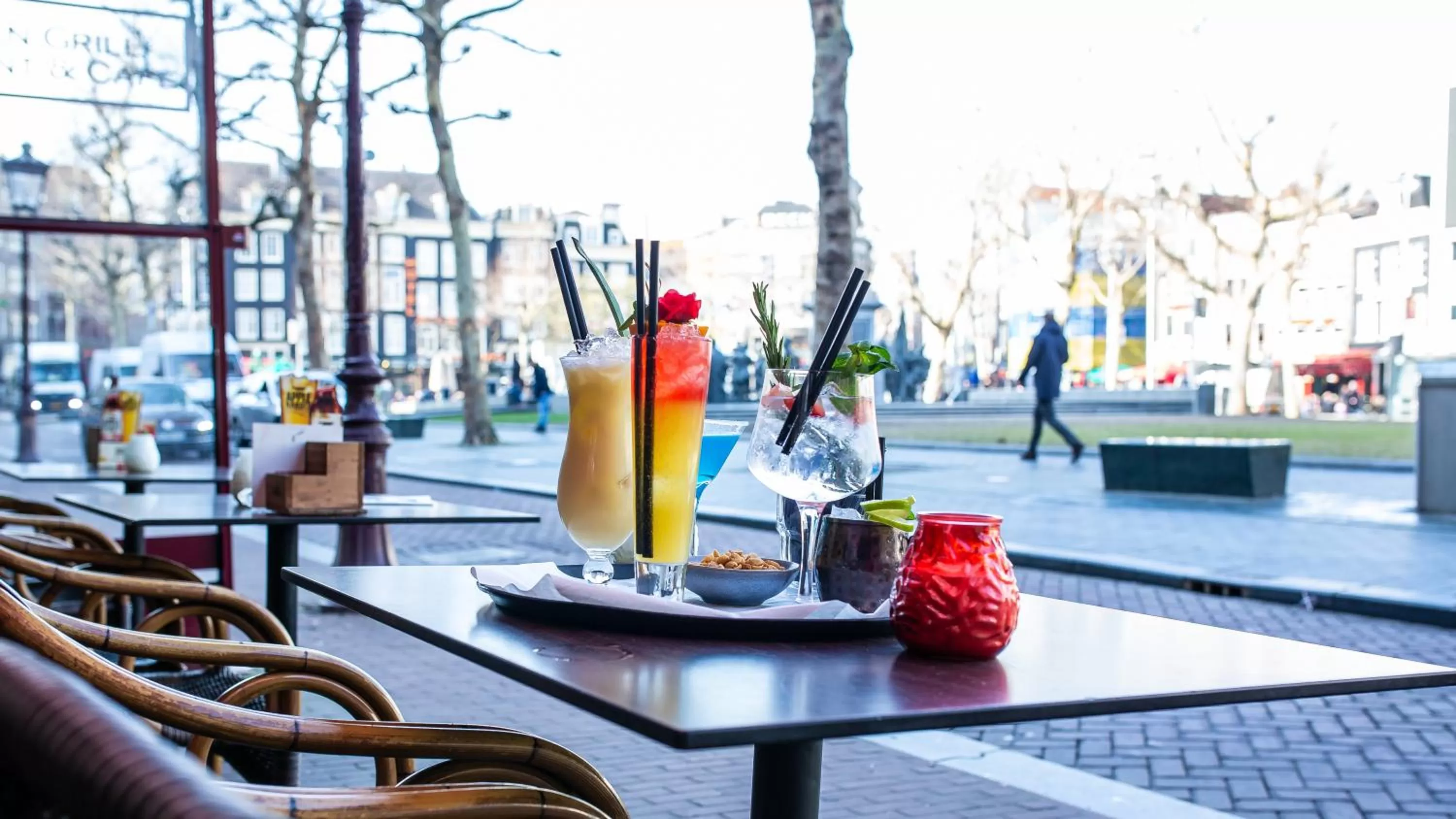 Drinks in Royal Amsterdam Hotel