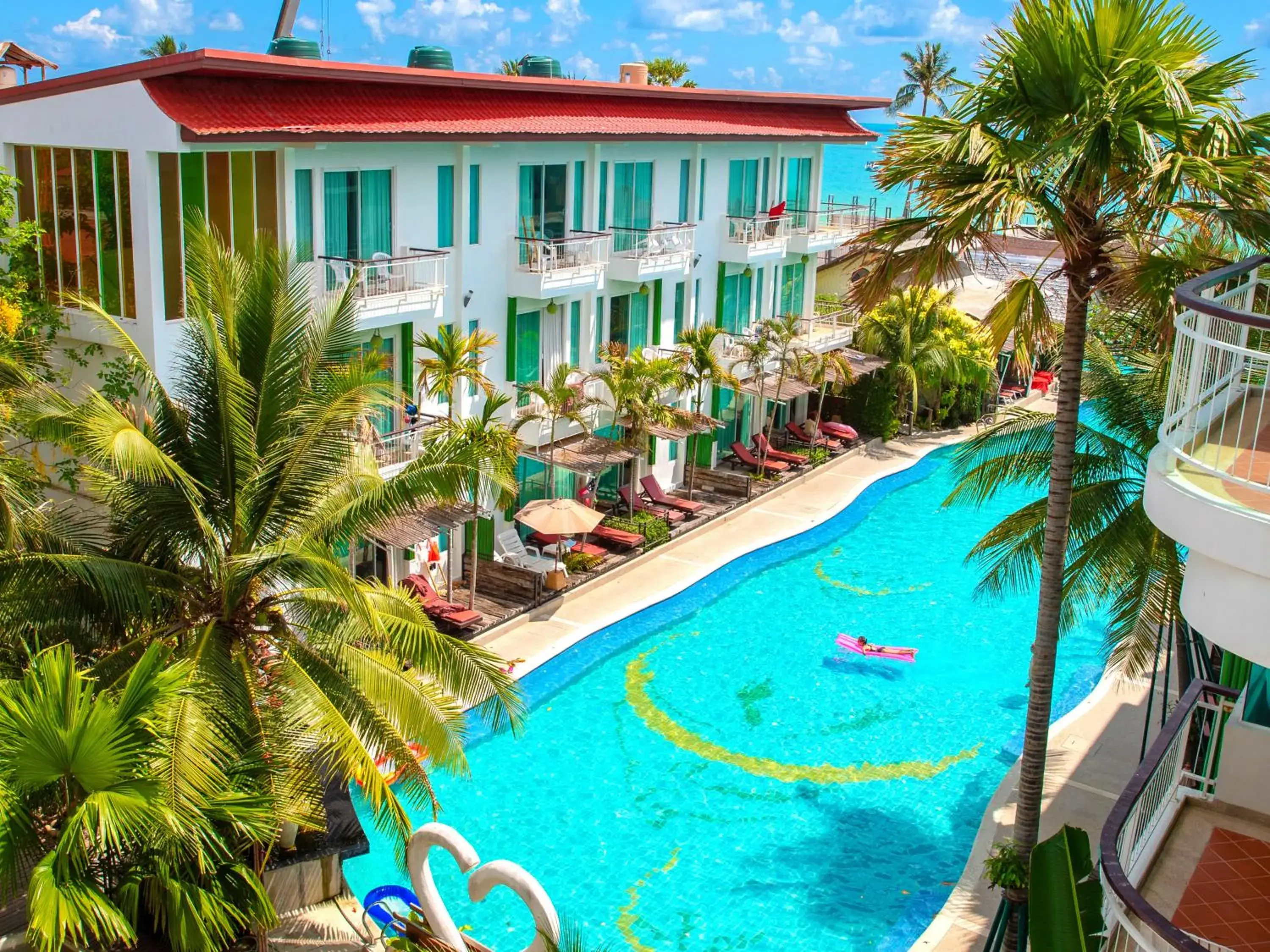 Swimming pool, Pool View in The Samui Beach Resort - SHA Plus Certified