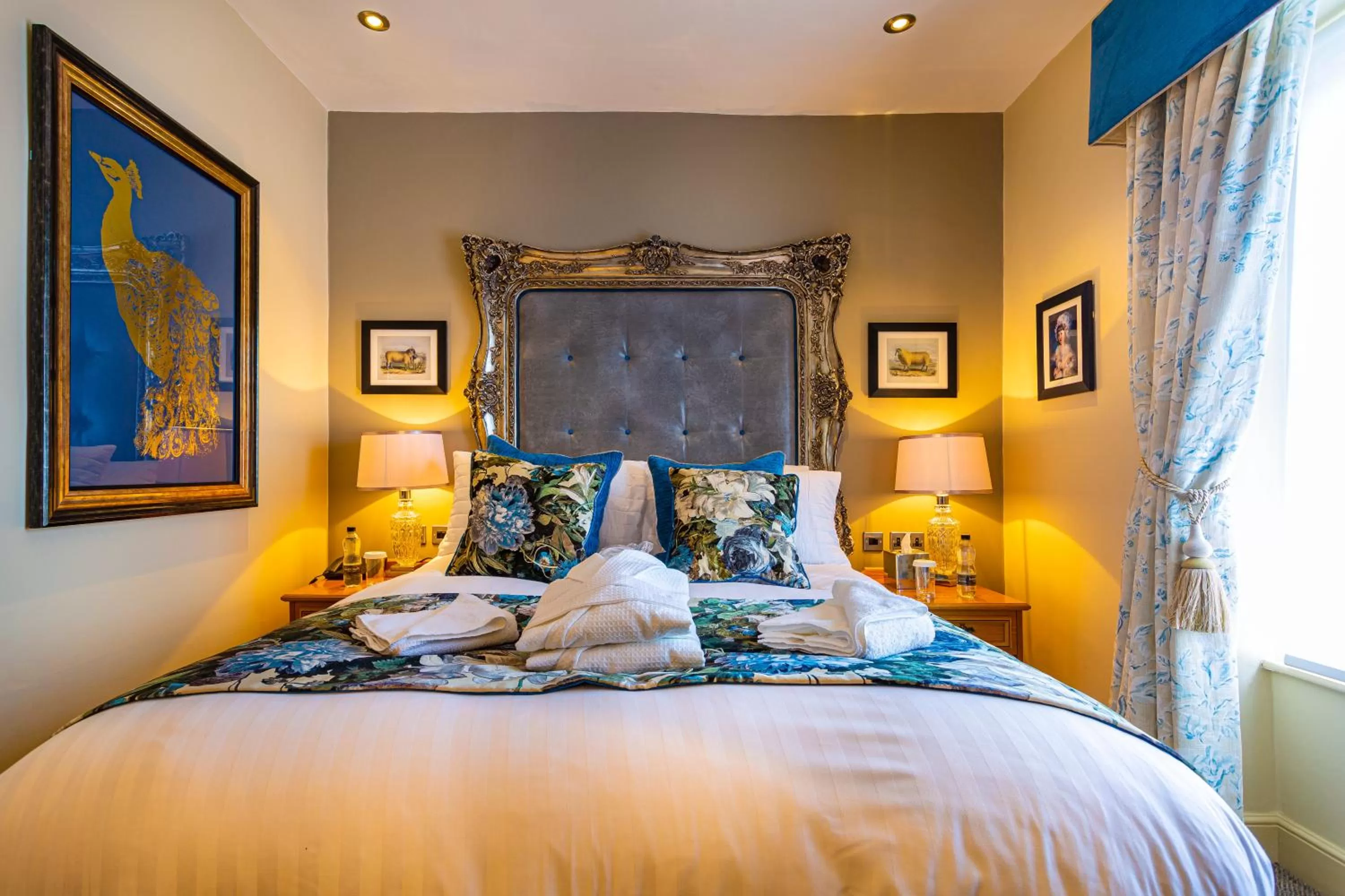 Bedroom, Bed in The Rutland Arms Hotel, Bakewell, Derbyshire - The Coaching Inn Group