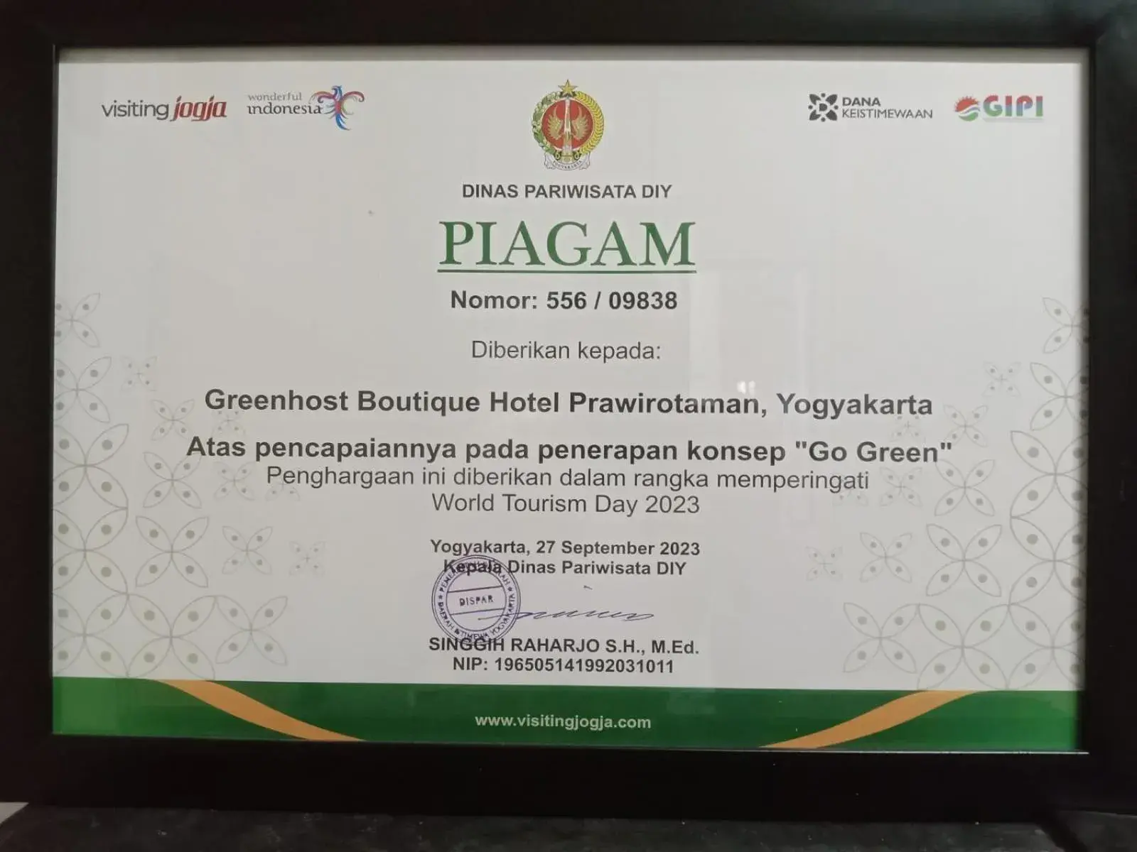 Property building in Greenhost Boutique Hotel Prawirotaman