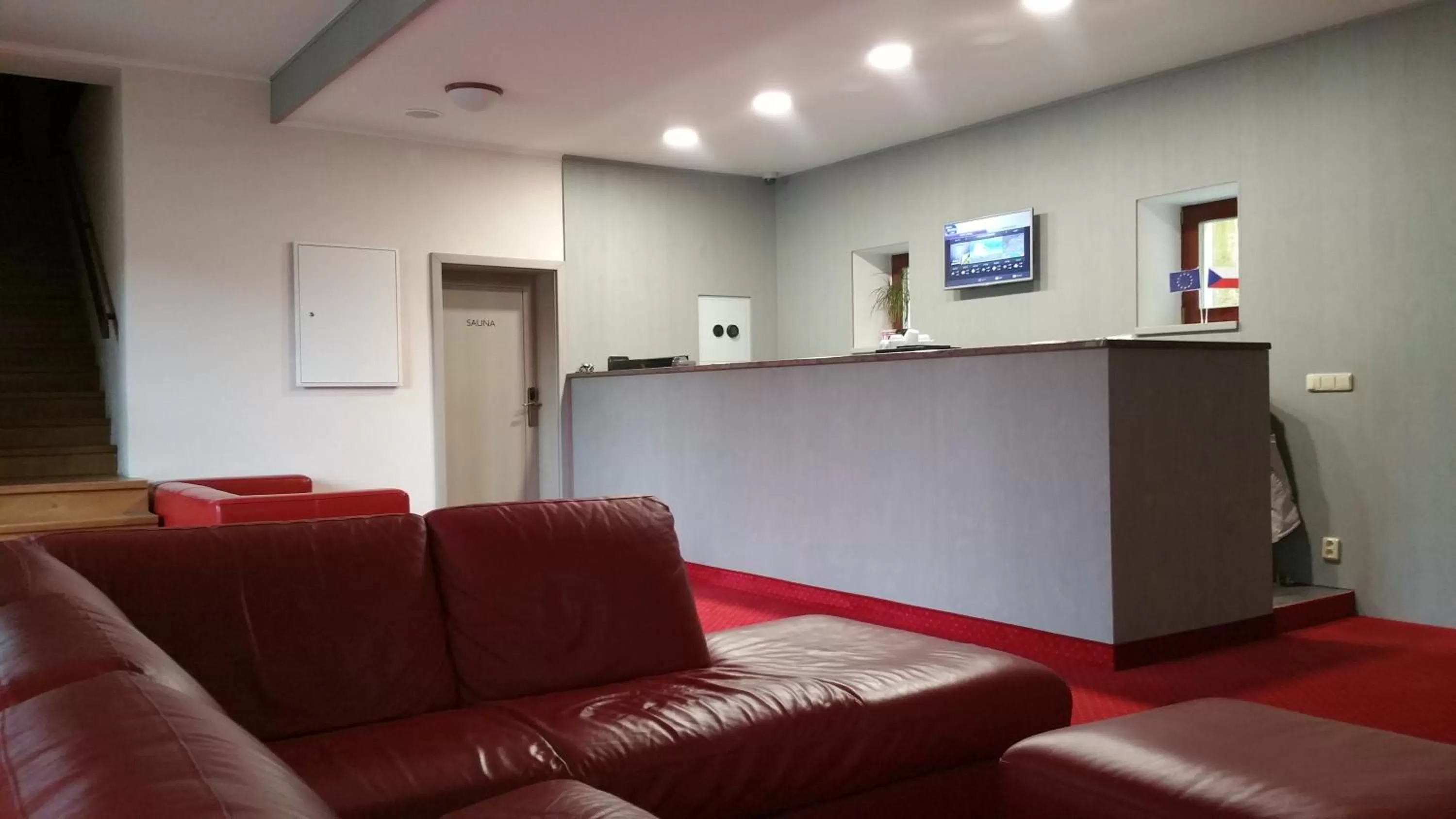 Lobby or reception in Hotel Výpřež - Děčín