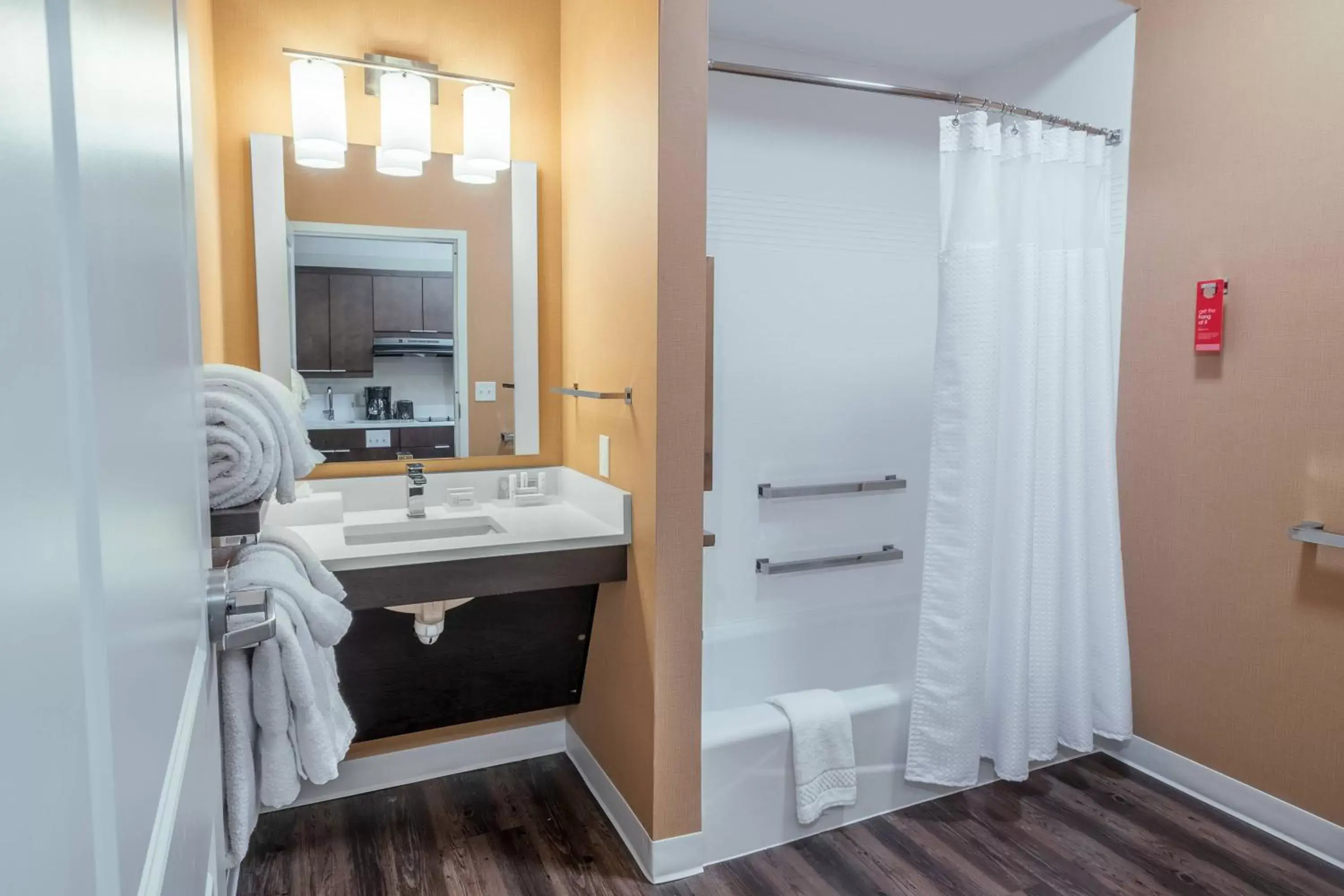 Bathroom in TownePlace Suites by Marriott Toledo Oregon