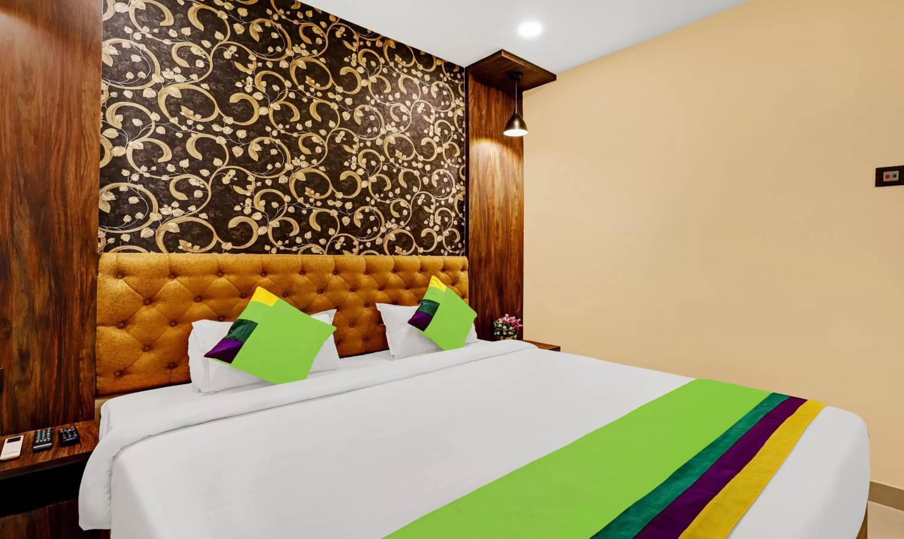 Bedroom, Bed in Treebo Spring Brook Bedroom, Bed in Treebo Spring Brook