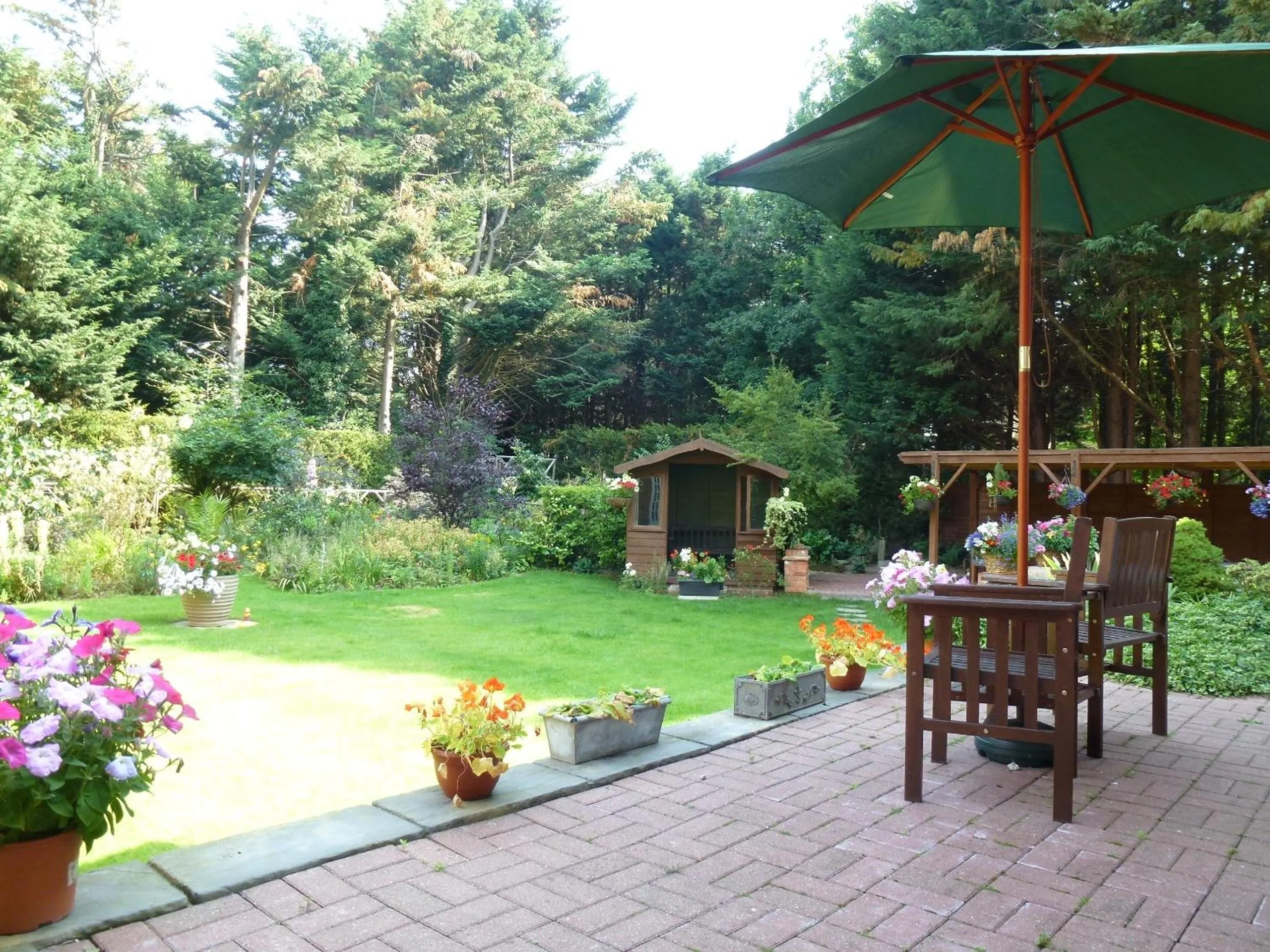 Garden in Beech House Hotel