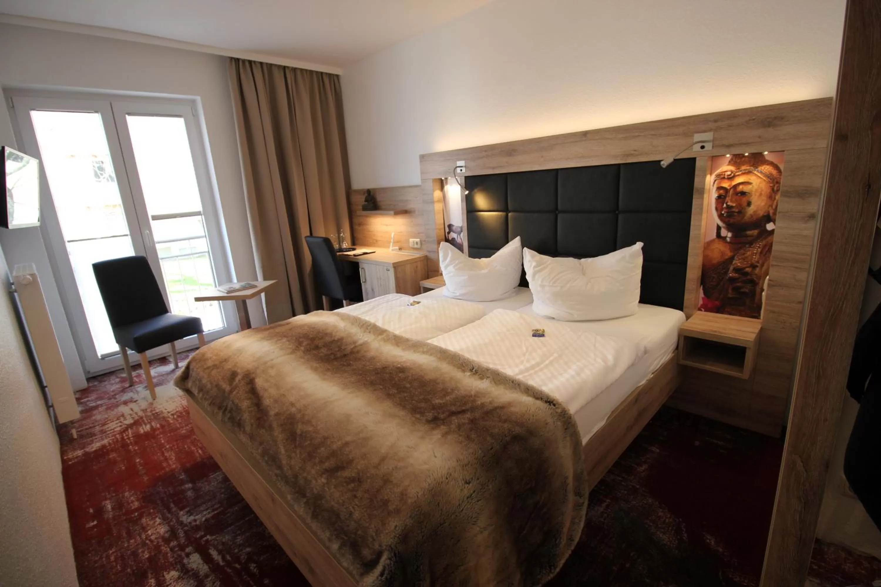 Photo of the whole room, Bed in Wellness & Ayurveda Hotel Am Eichenberg