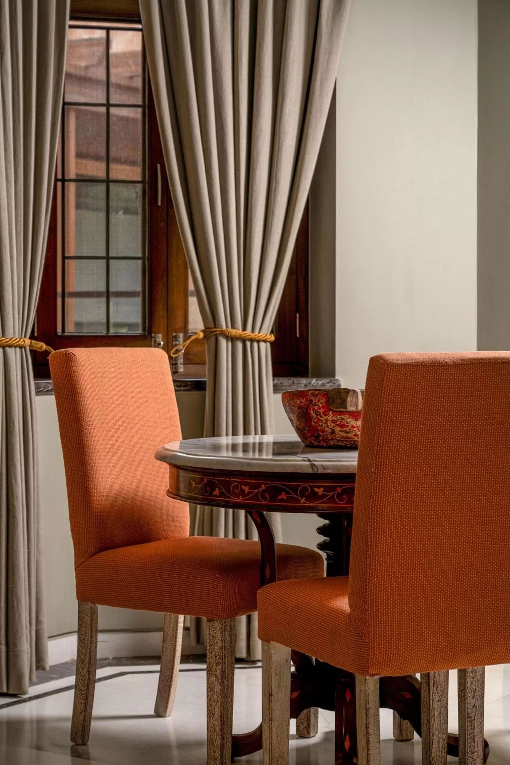 Seating area in The Almond Tree