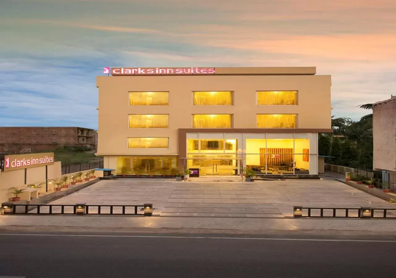 Parking, Property Building in Clarks Inn Suites Katra