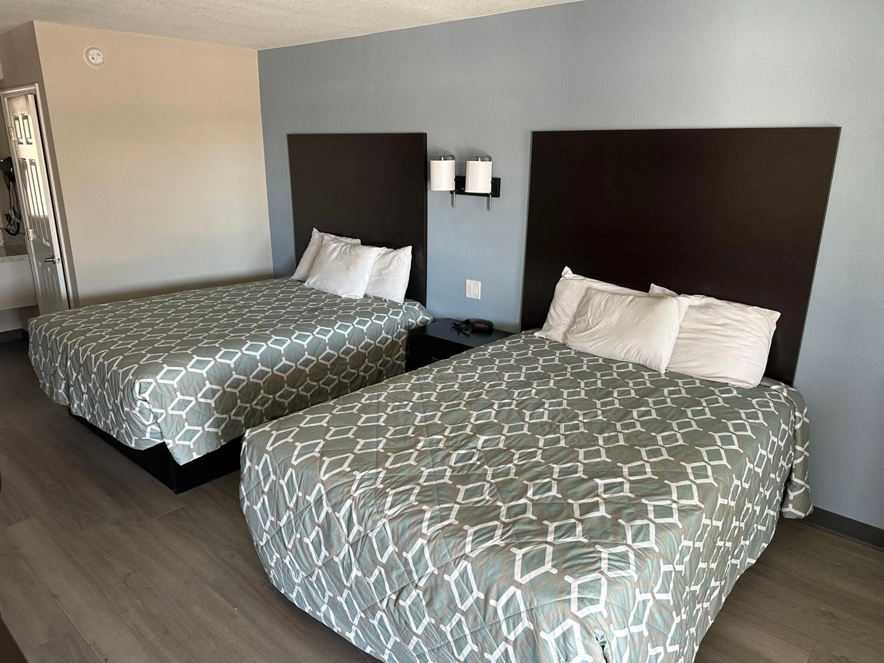 Bed in Gila Bend Lodge