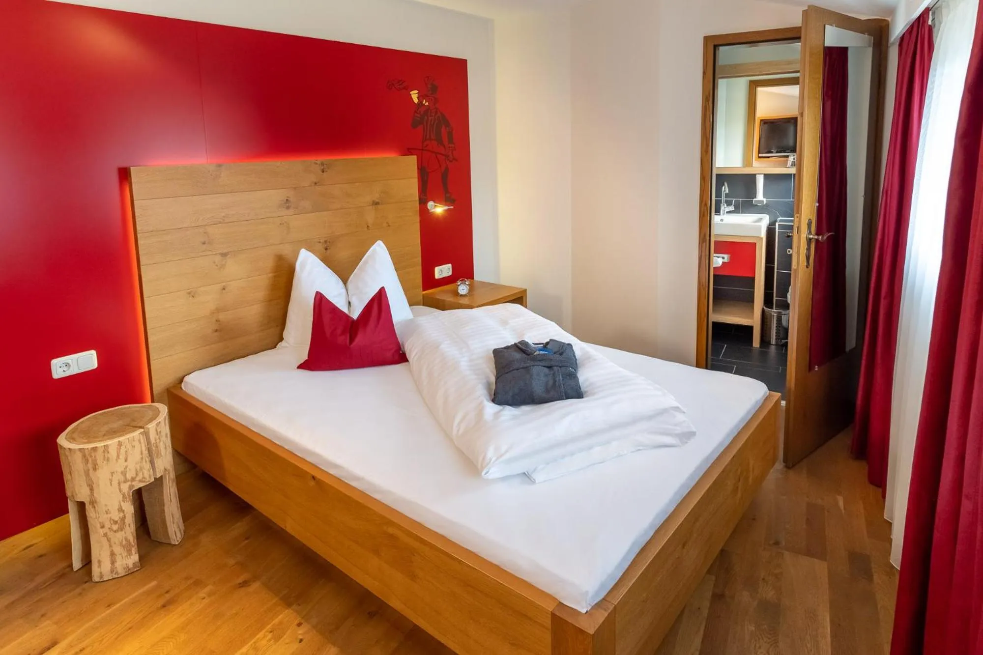 Photo of the whole room, Bed in Landhotel Postwirt