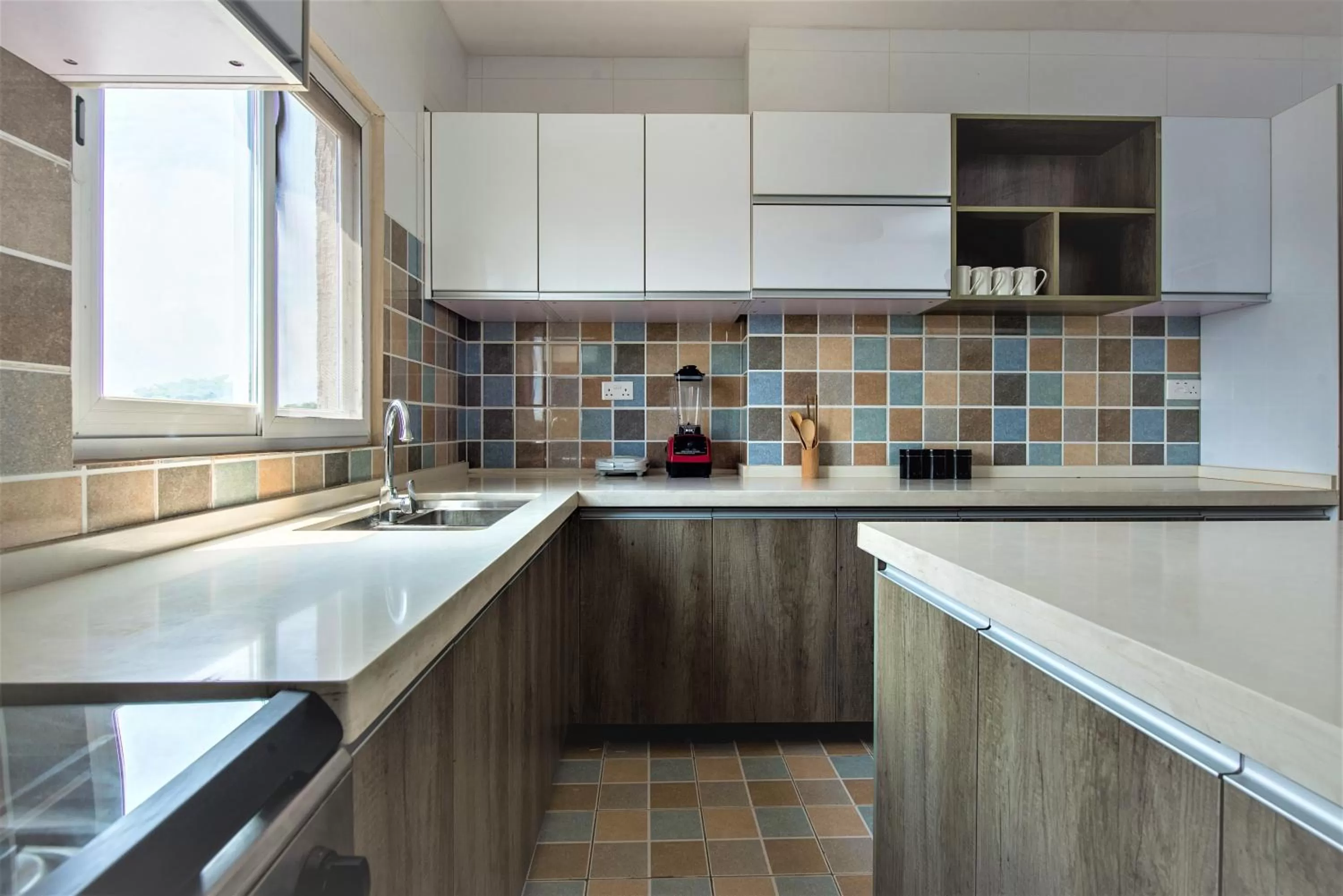 Kitchen or kitchenette in Montecito Apartments