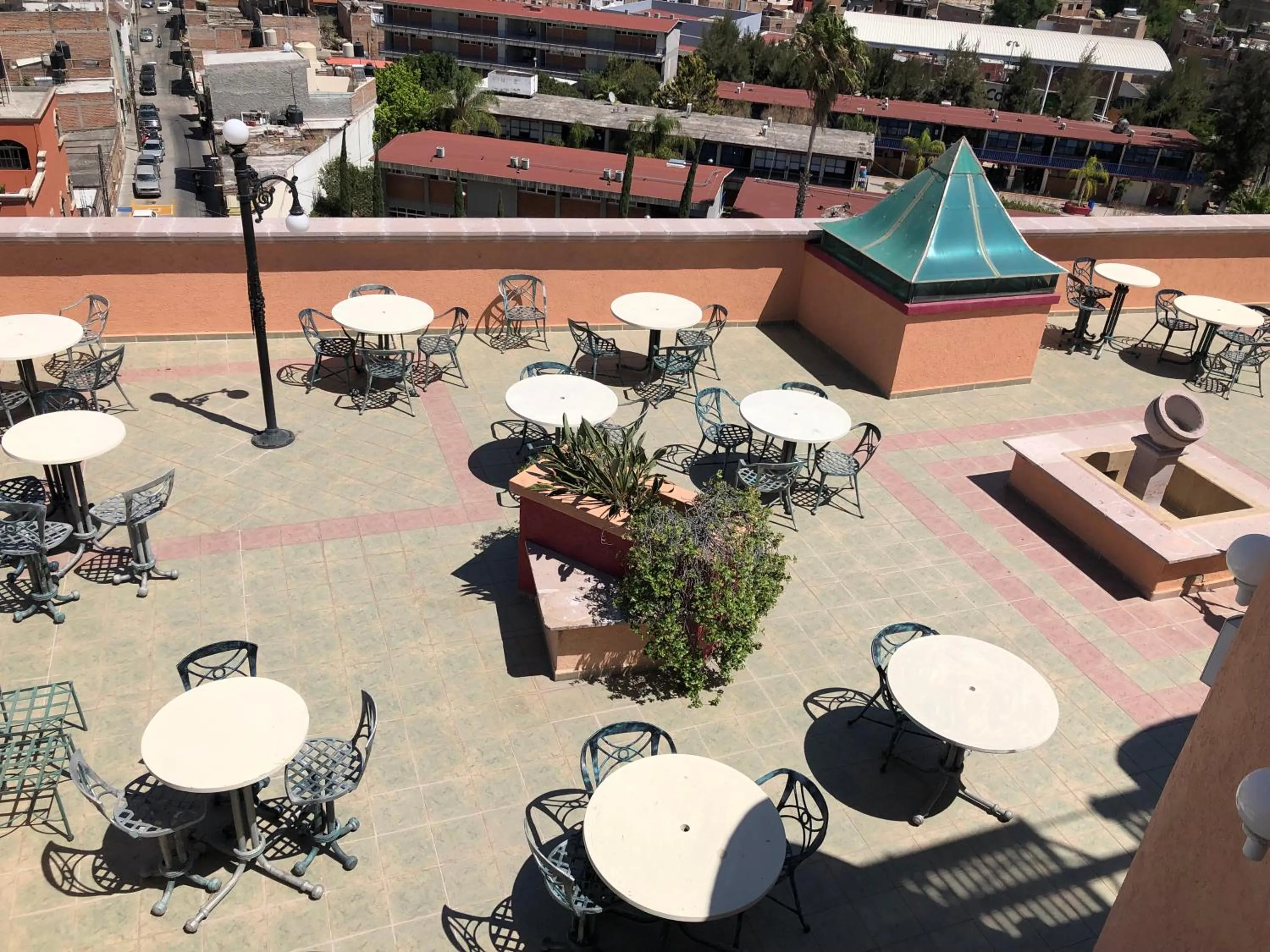 Patio in Hotel Quinta Cesar