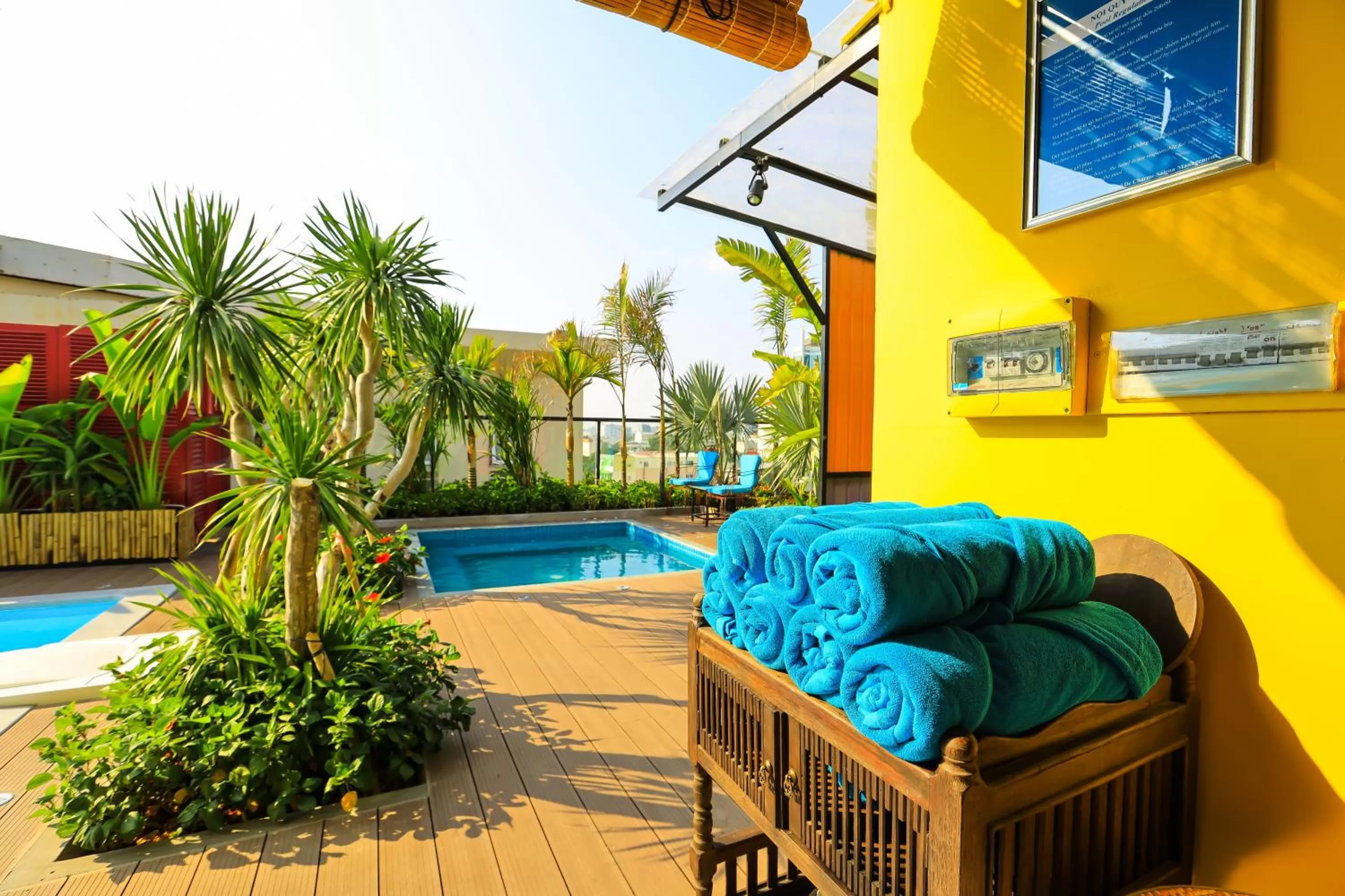 Swimming Pool in Prostyle Hotel Ho Chi Minh プロスタイルホテルホーチミン