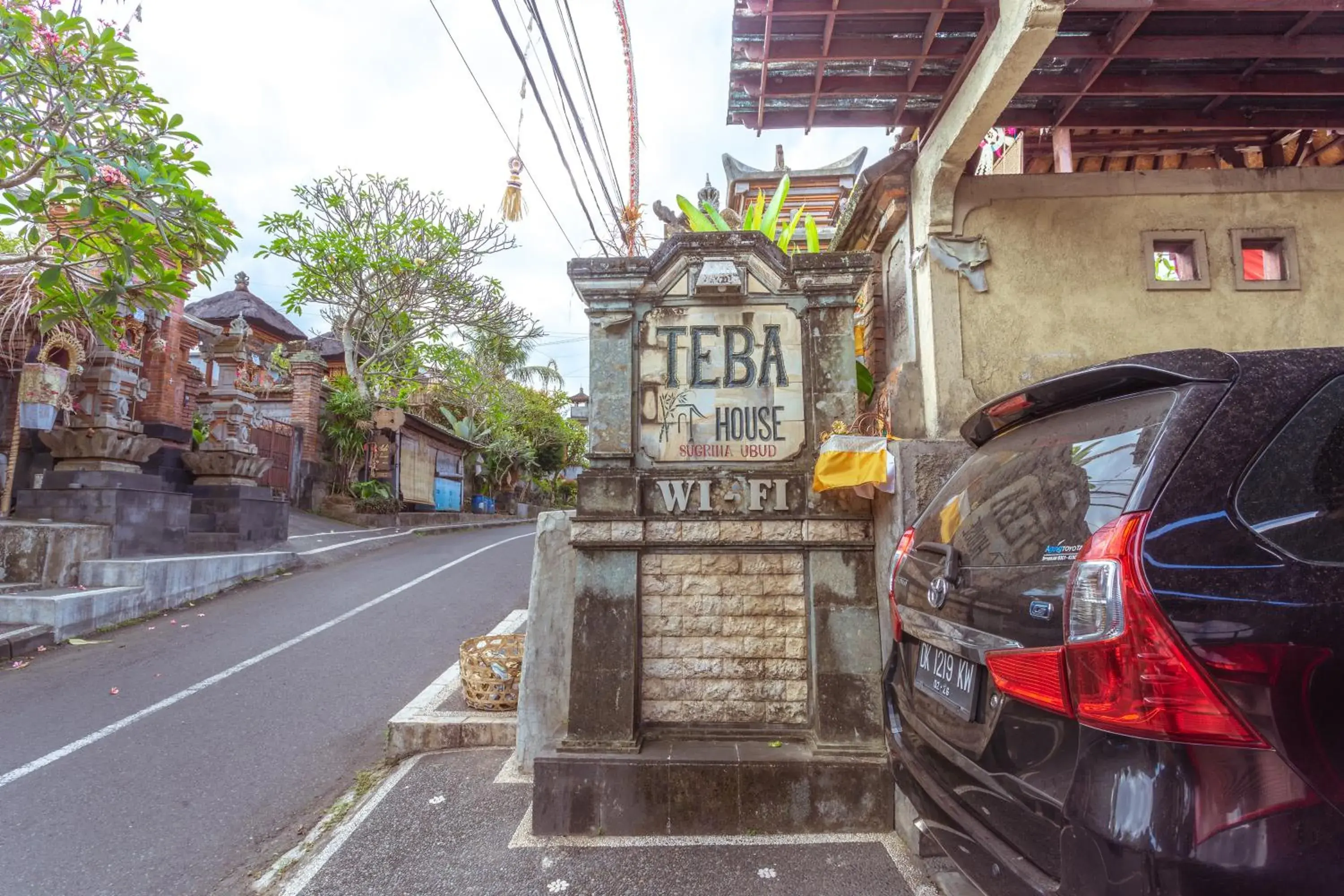 Facade/entrance in Teba House Ubud by ecommerceloka