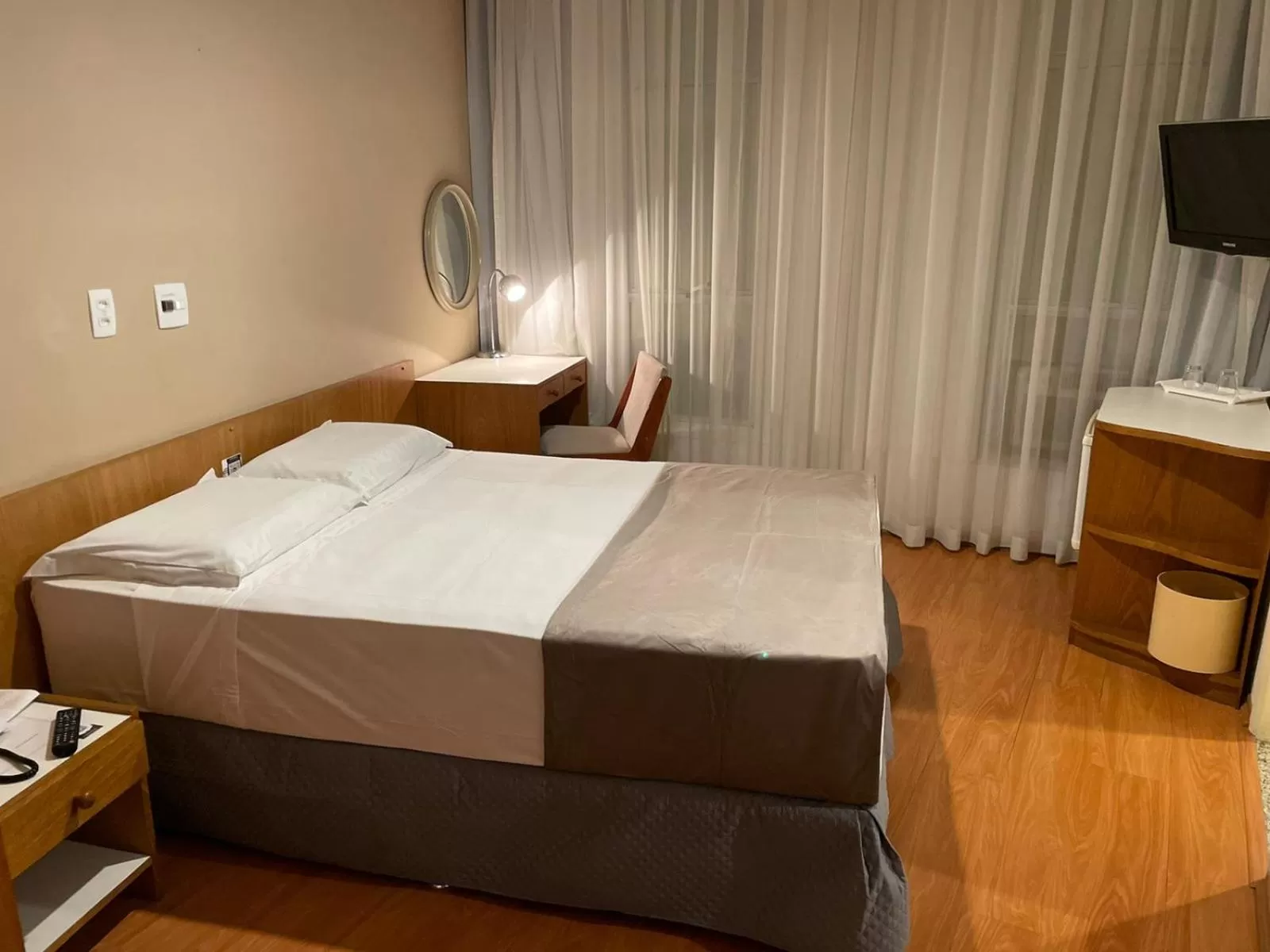 Bed in Pampas Palace Hotel