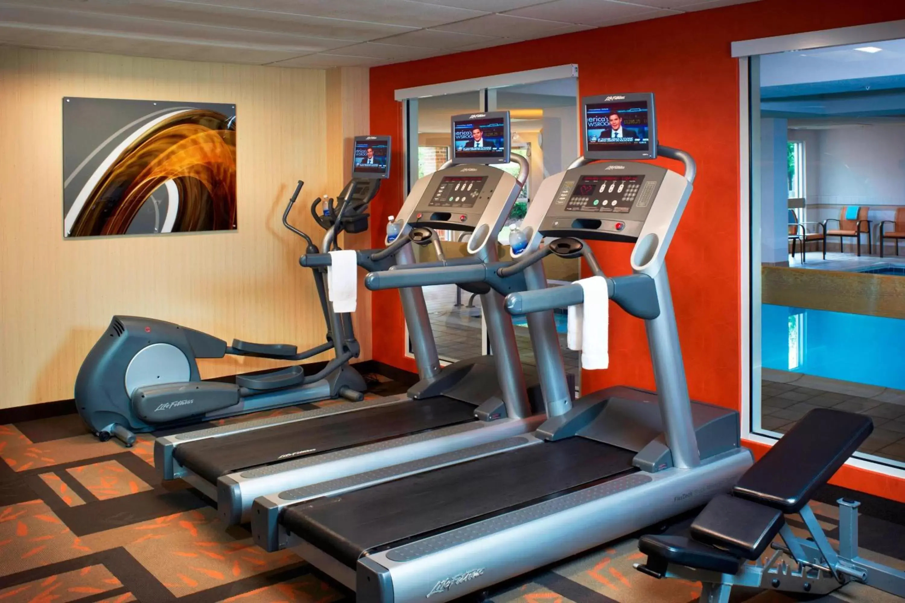 Fitness centre/facilities, Fitness Center/Facilities in Courtyard Cleveland Airport South