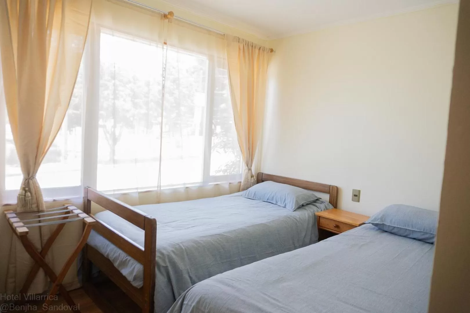 Bed in Hotel y Cabañas Villarrica