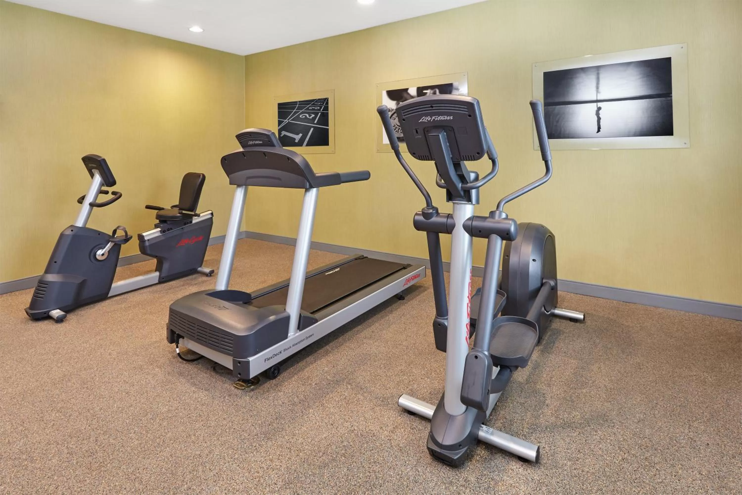 Fitness centre/facilities in Holiday Inn Express & Suites Chicago-Libertyville by IHG