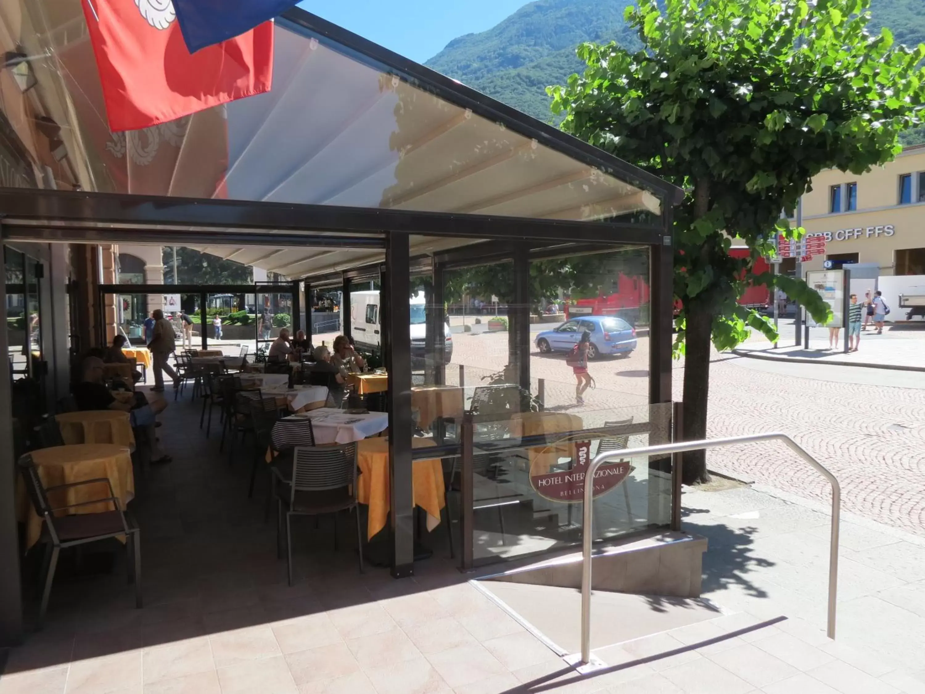 Lounge or bar, Restaurant/Places to Eat in Hotel Internazionale Bellinzona