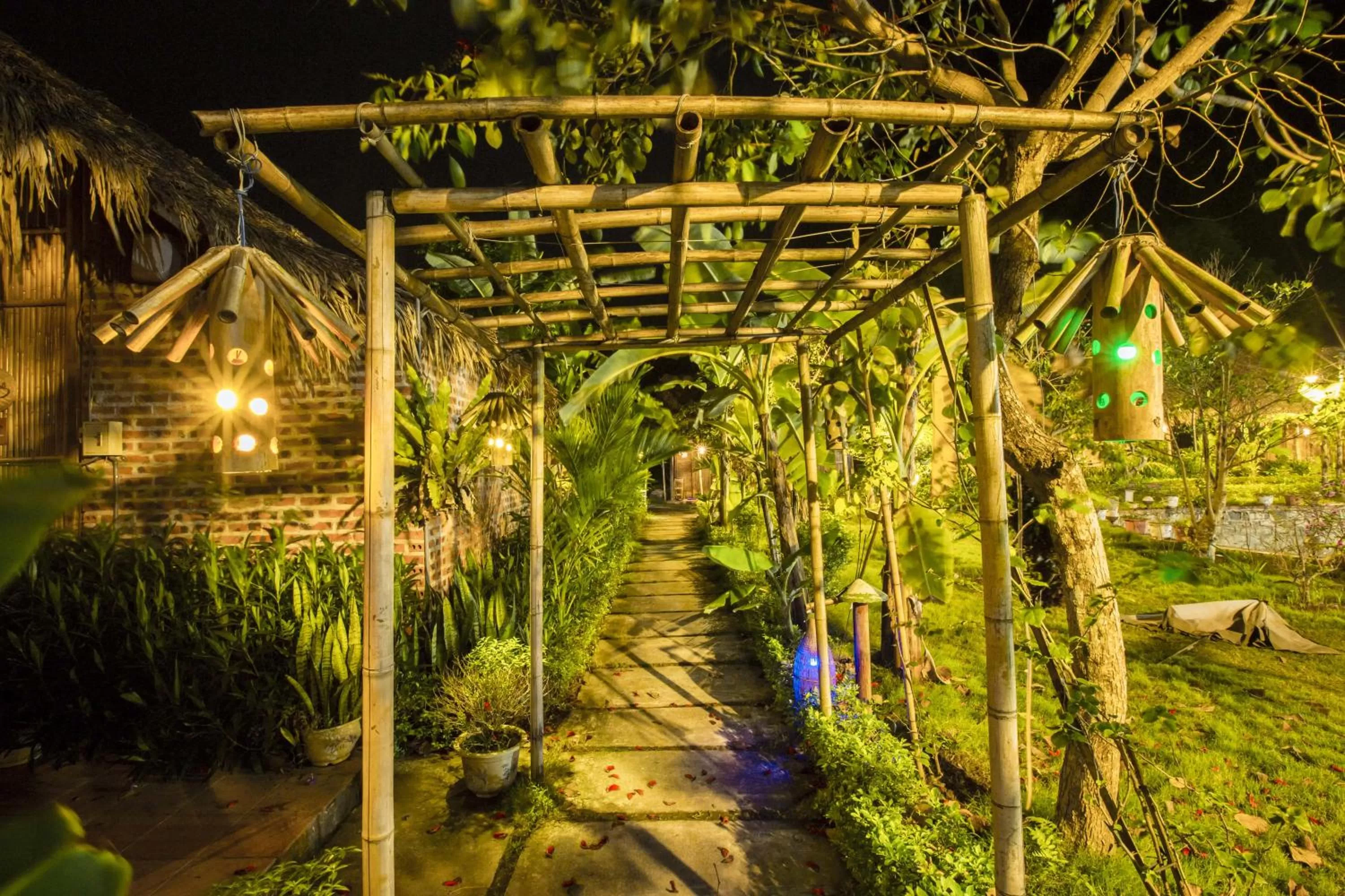 Natural landscape in Tam Coc Rice Fields Resort