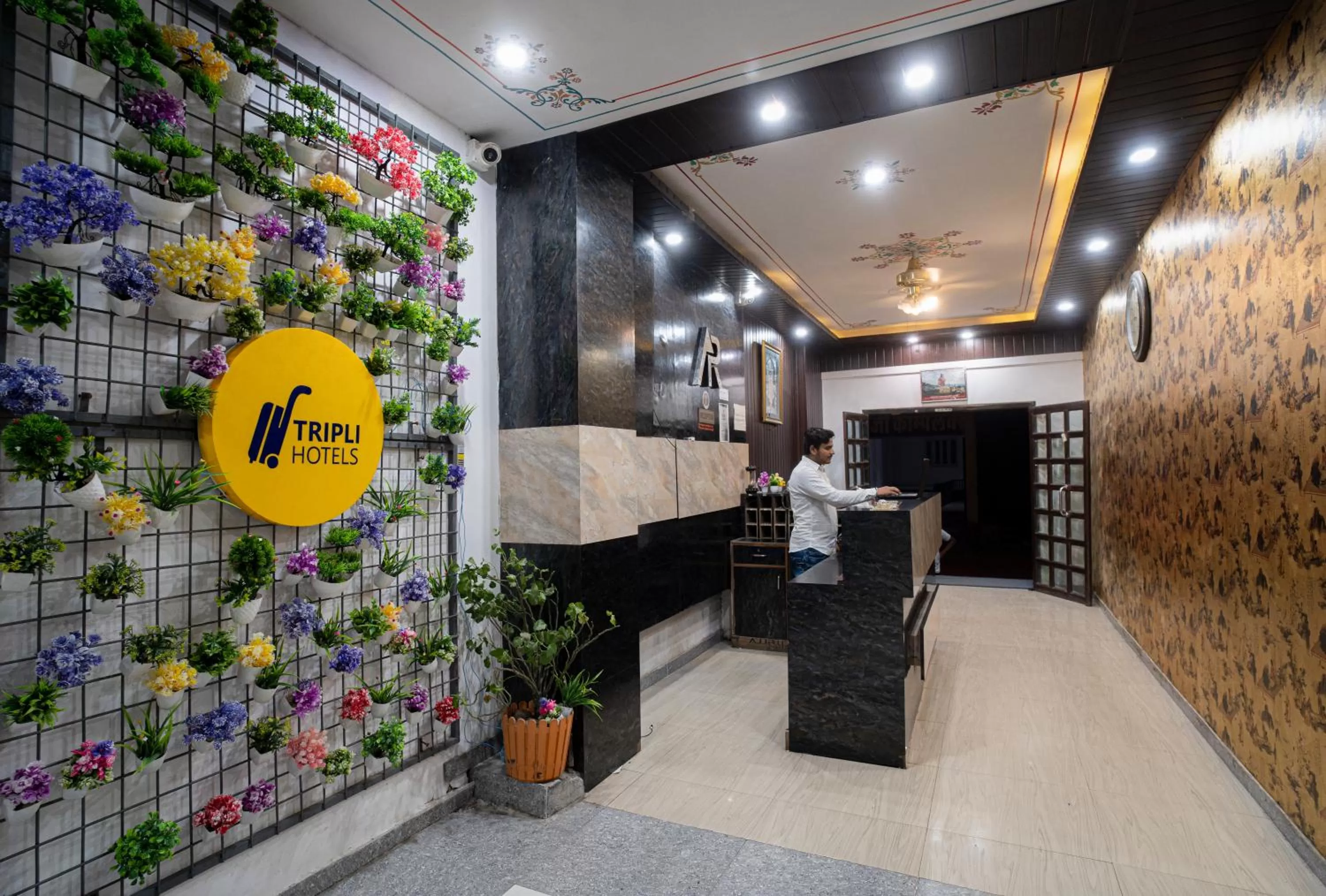 Lobby or reception in Tripli Hotels Arunoday Palace