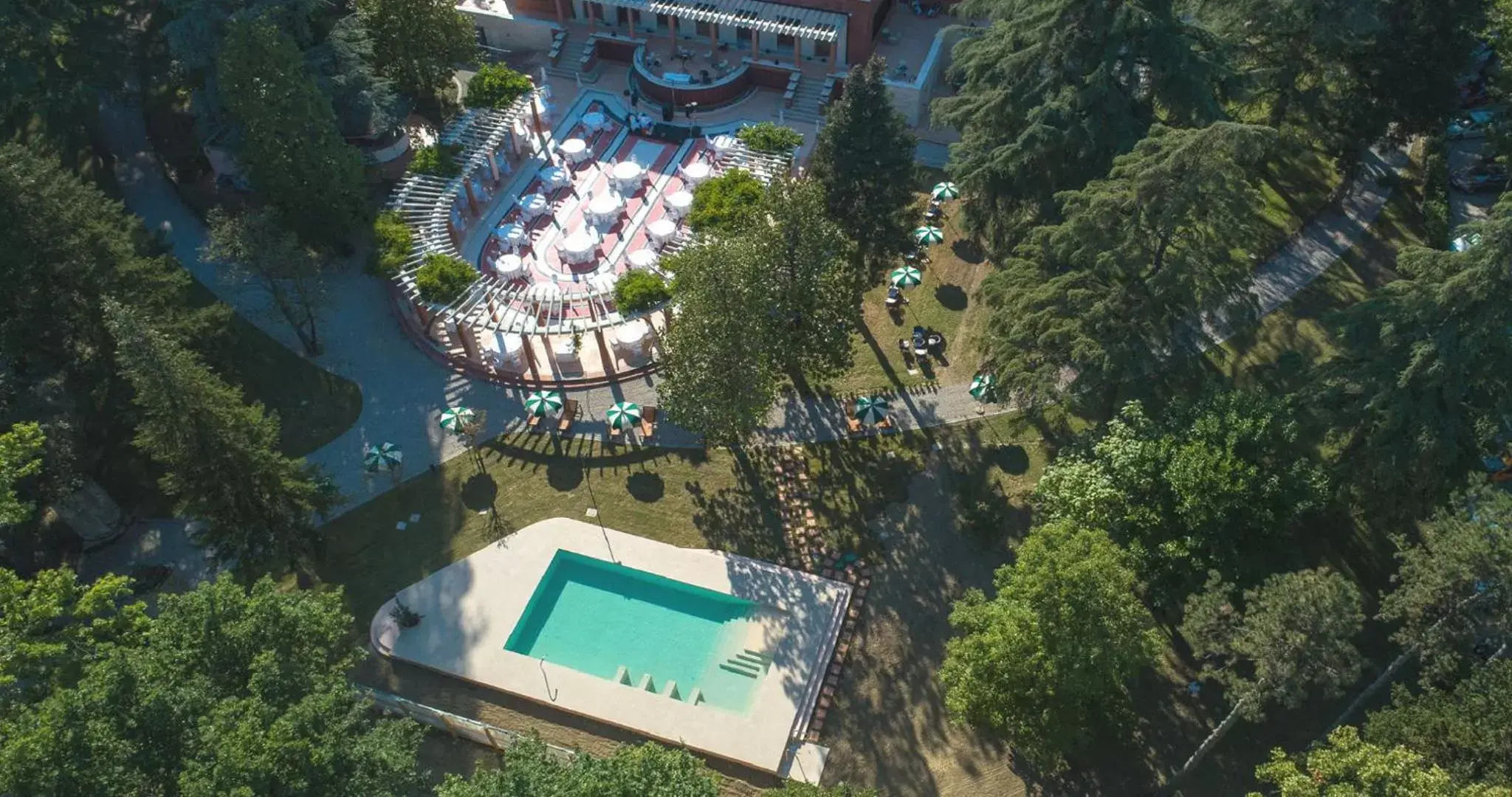 Bird's eye view in Grand Hotel Castrocaro Longlife Formula Bird's eye view in Grand Hotel Castrocaro Longlife Formula