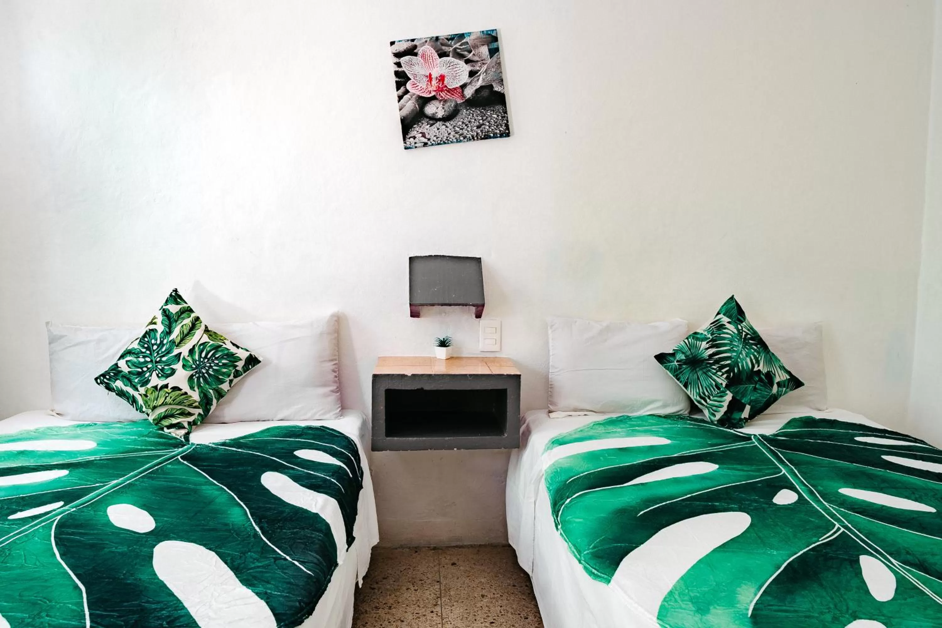 Bed in Hotel Posada Edem