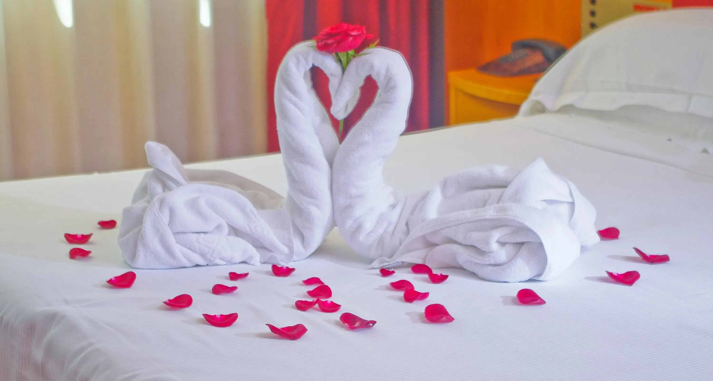 Decorative detail, Bed in Caesar's Hotel