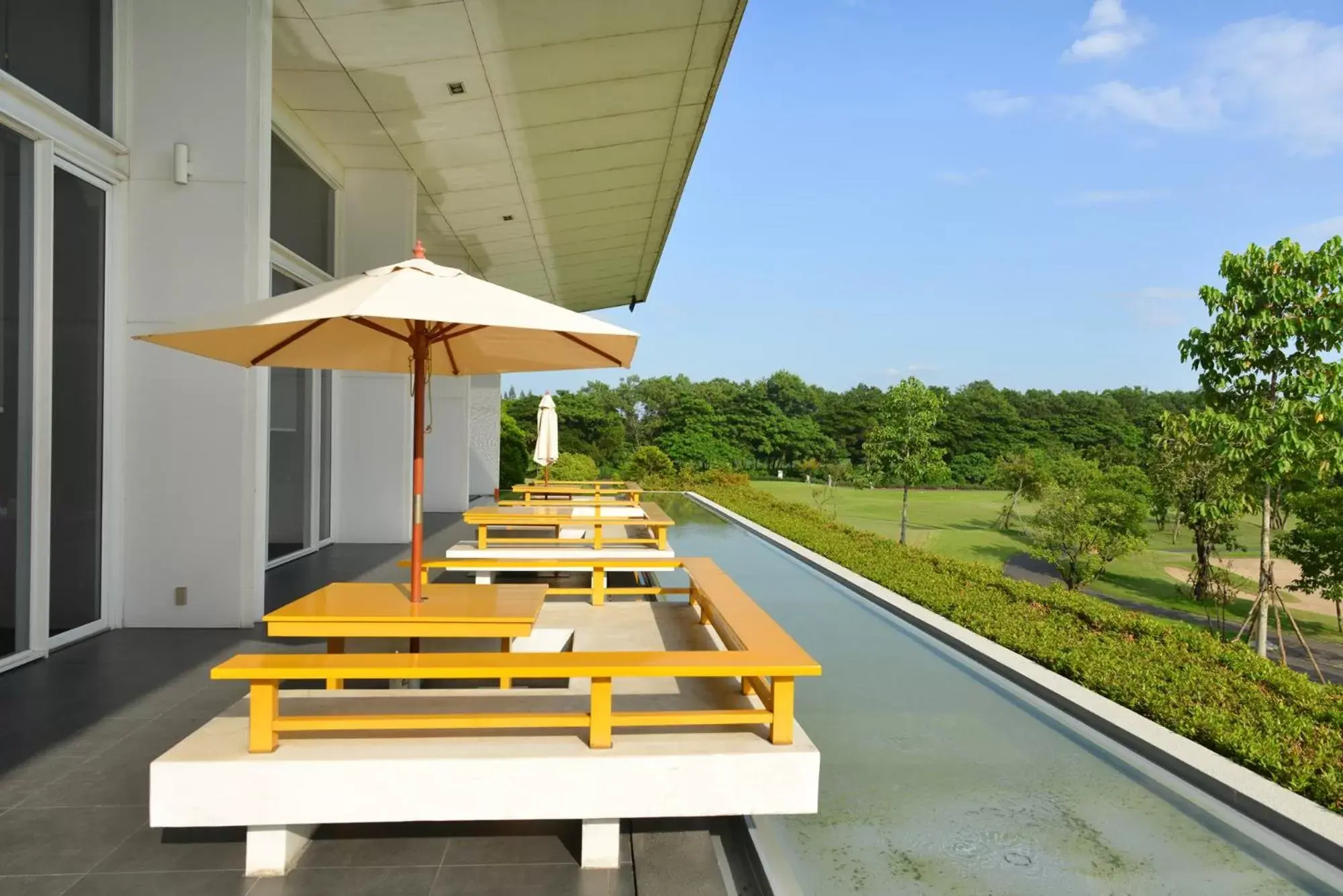 Golfcourse, Balcony/Terrace in Tinidee Hotel Bangkok Golf Club - SHA Certified
