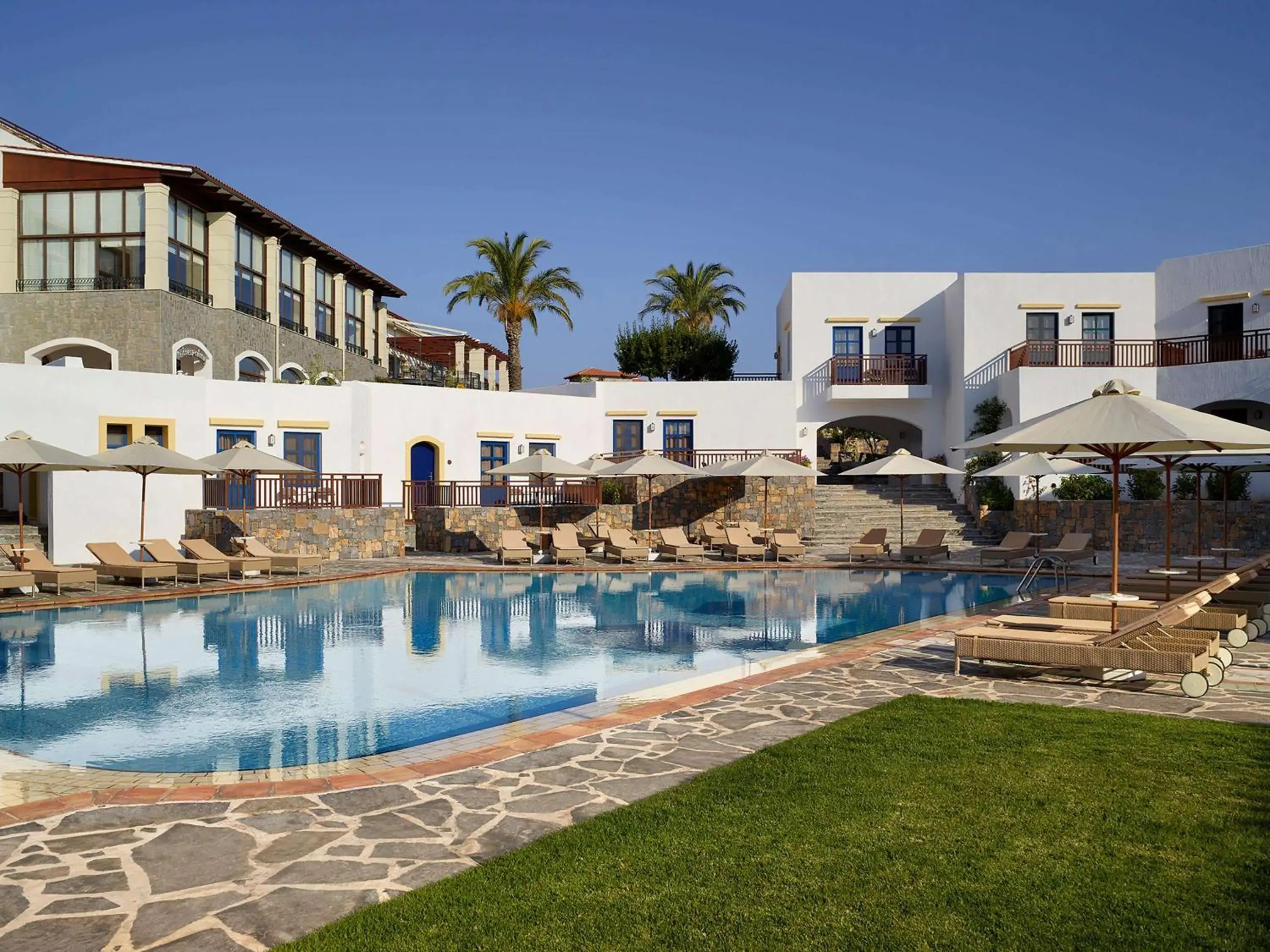 Pool view, Property Building in Creta Maris Resort