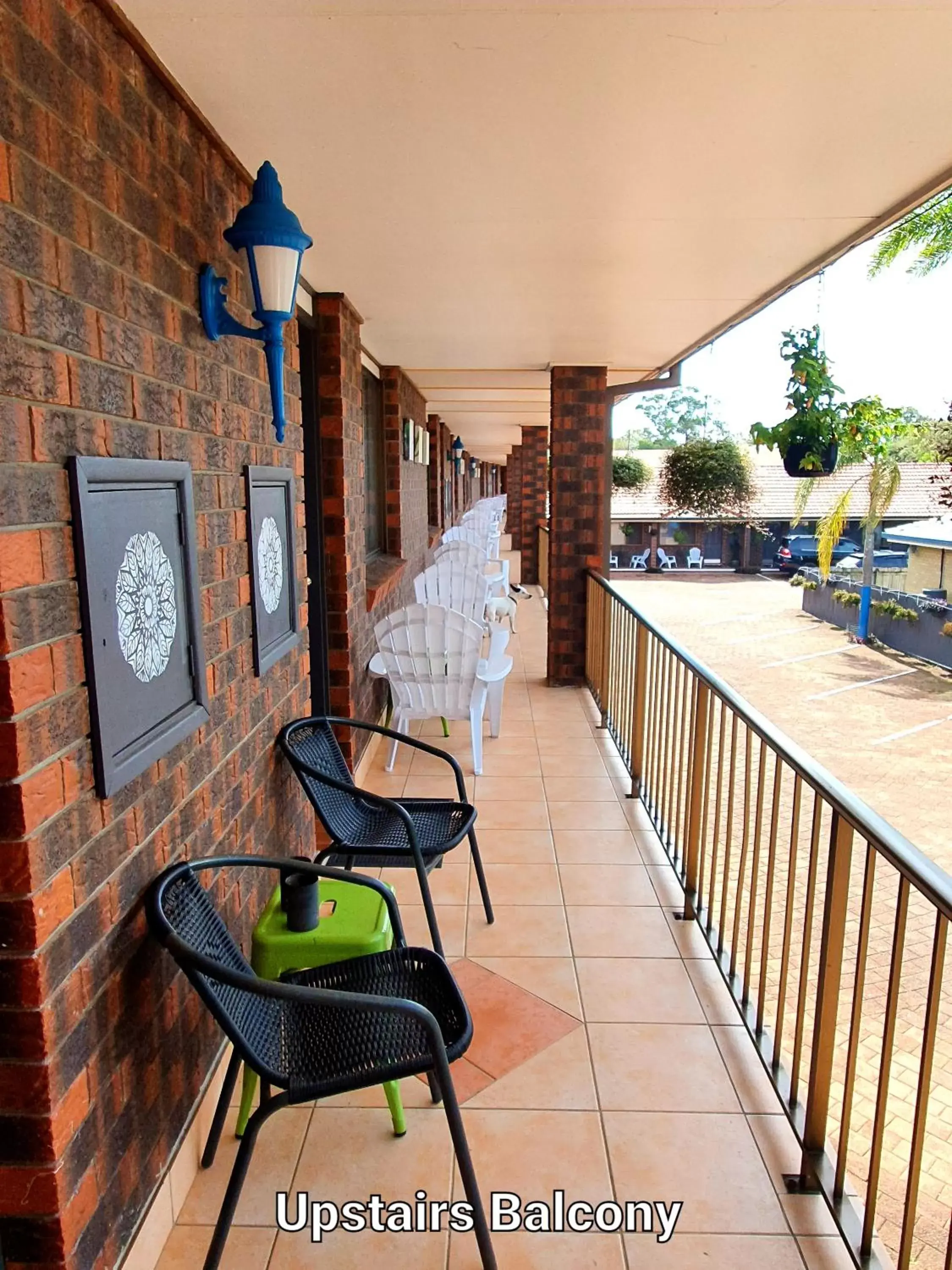 Balcony/Terrace in City Lights Motel