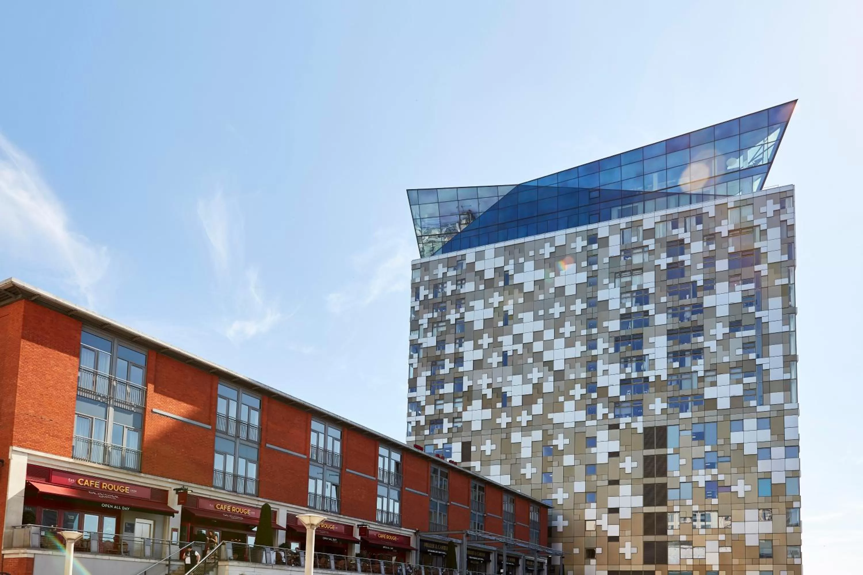 Property building in The Cube Hotel Birmingham