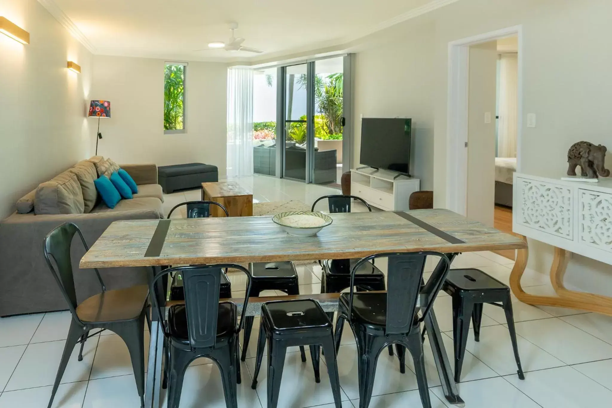 Living room, Dining Area in Vision Apartments