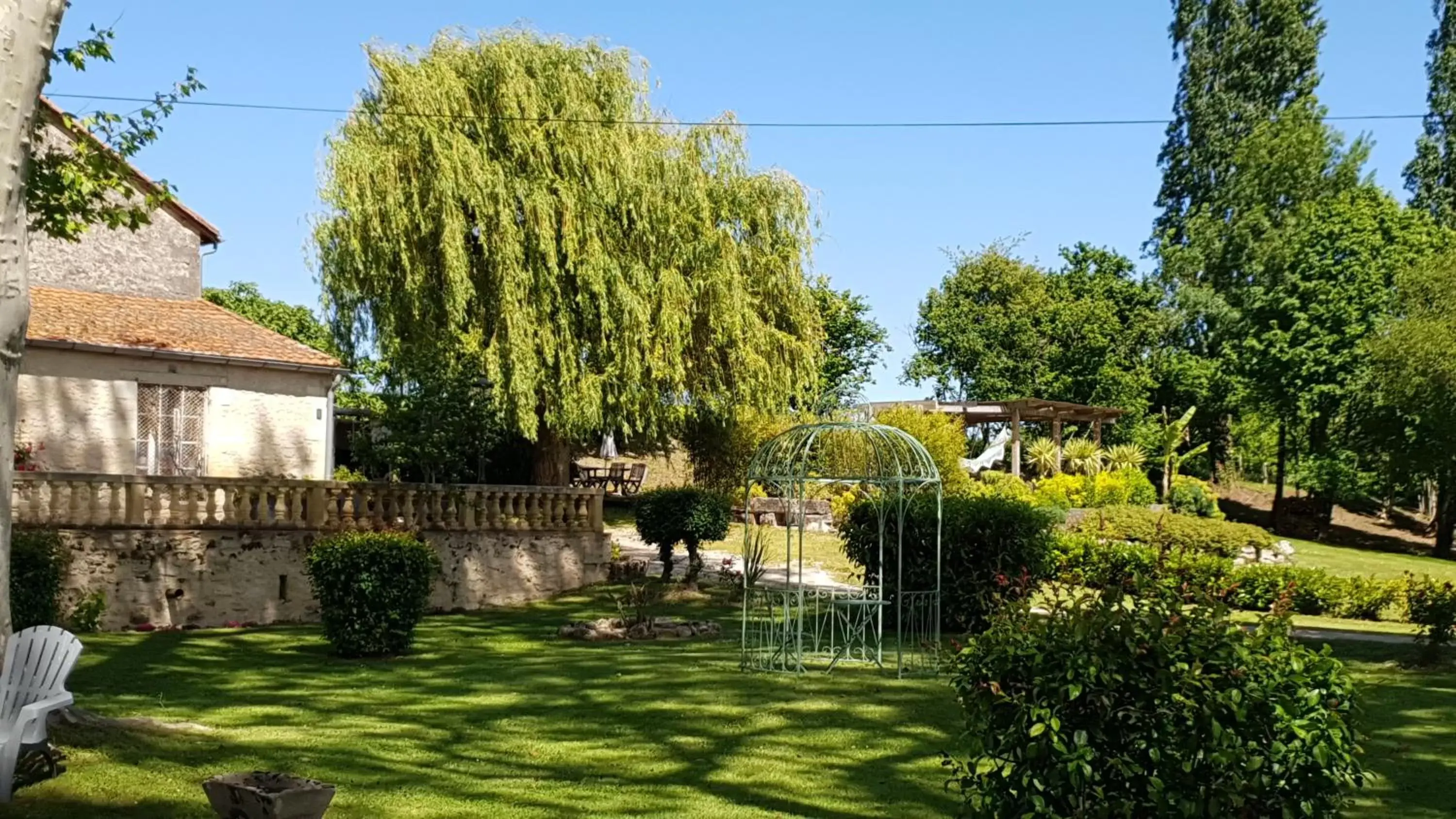 Garden in Château Puygrenier