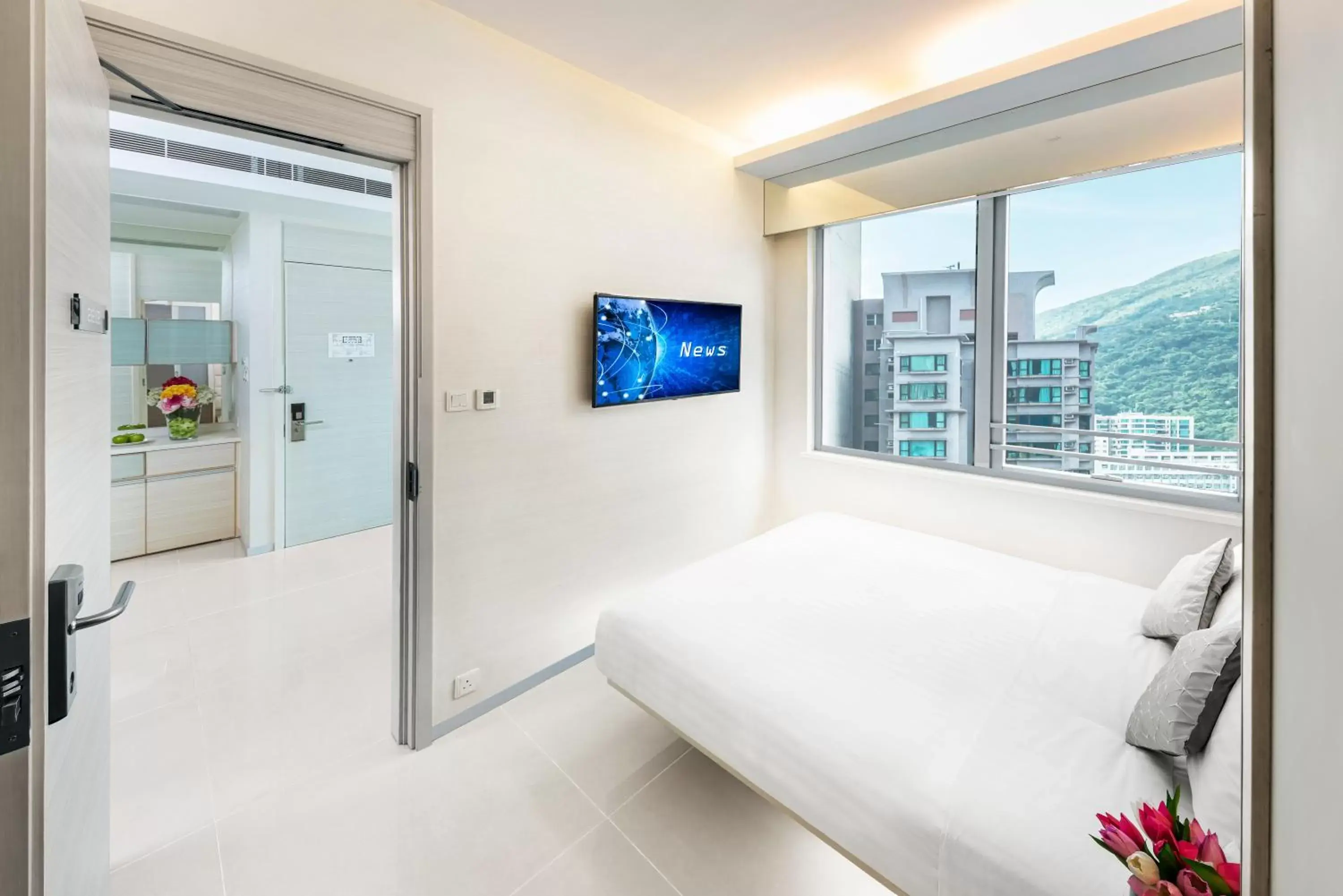 Bedroom in iclub Wan Chai Hotel