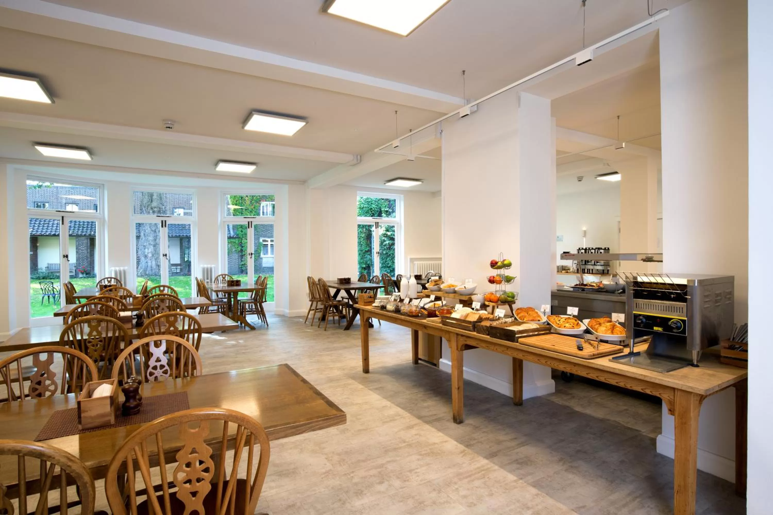 Dining area in The Royal Foundation of St Katharine