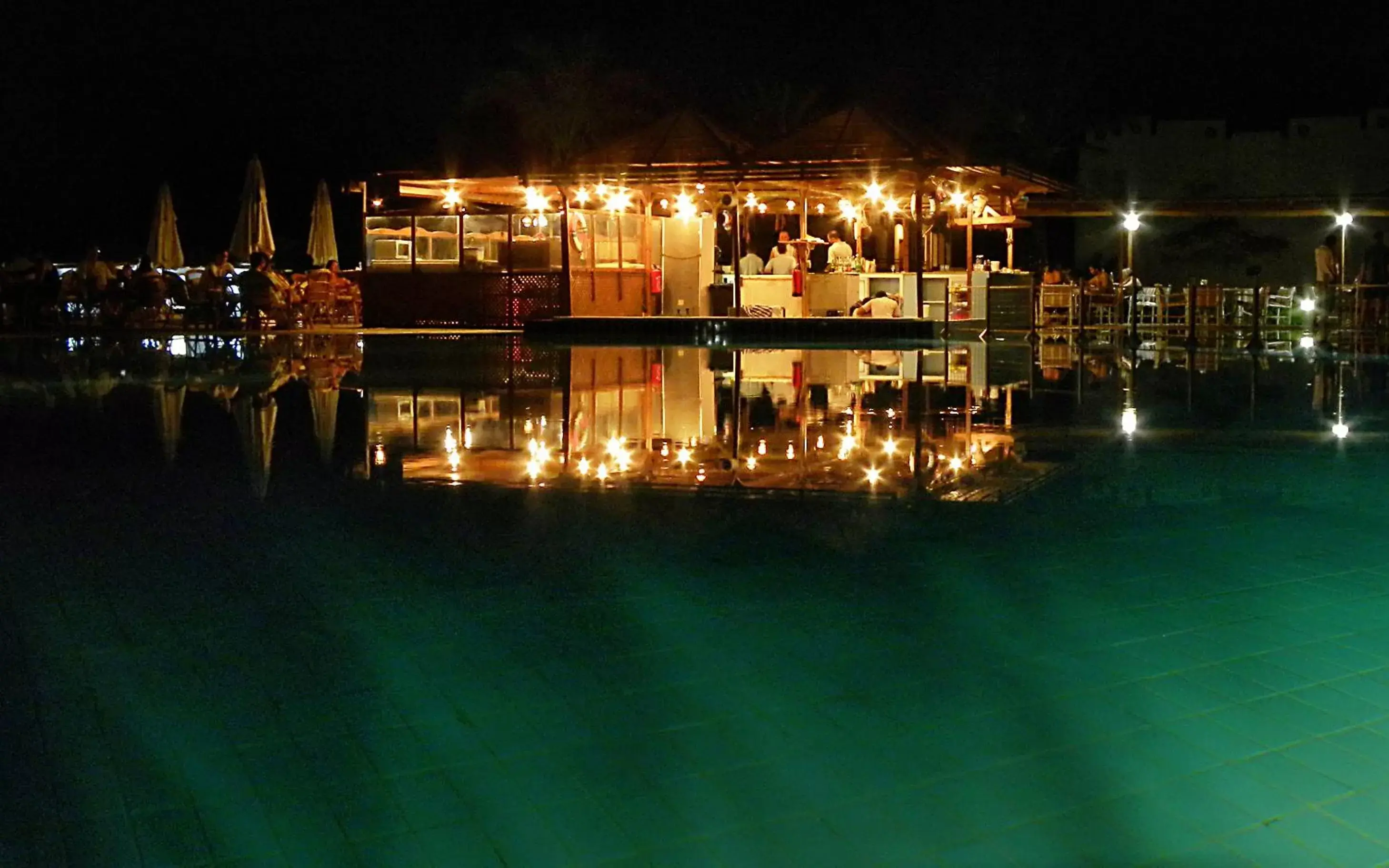 Evening entertainment, Swimming Pool in Happy Life Village Dahab