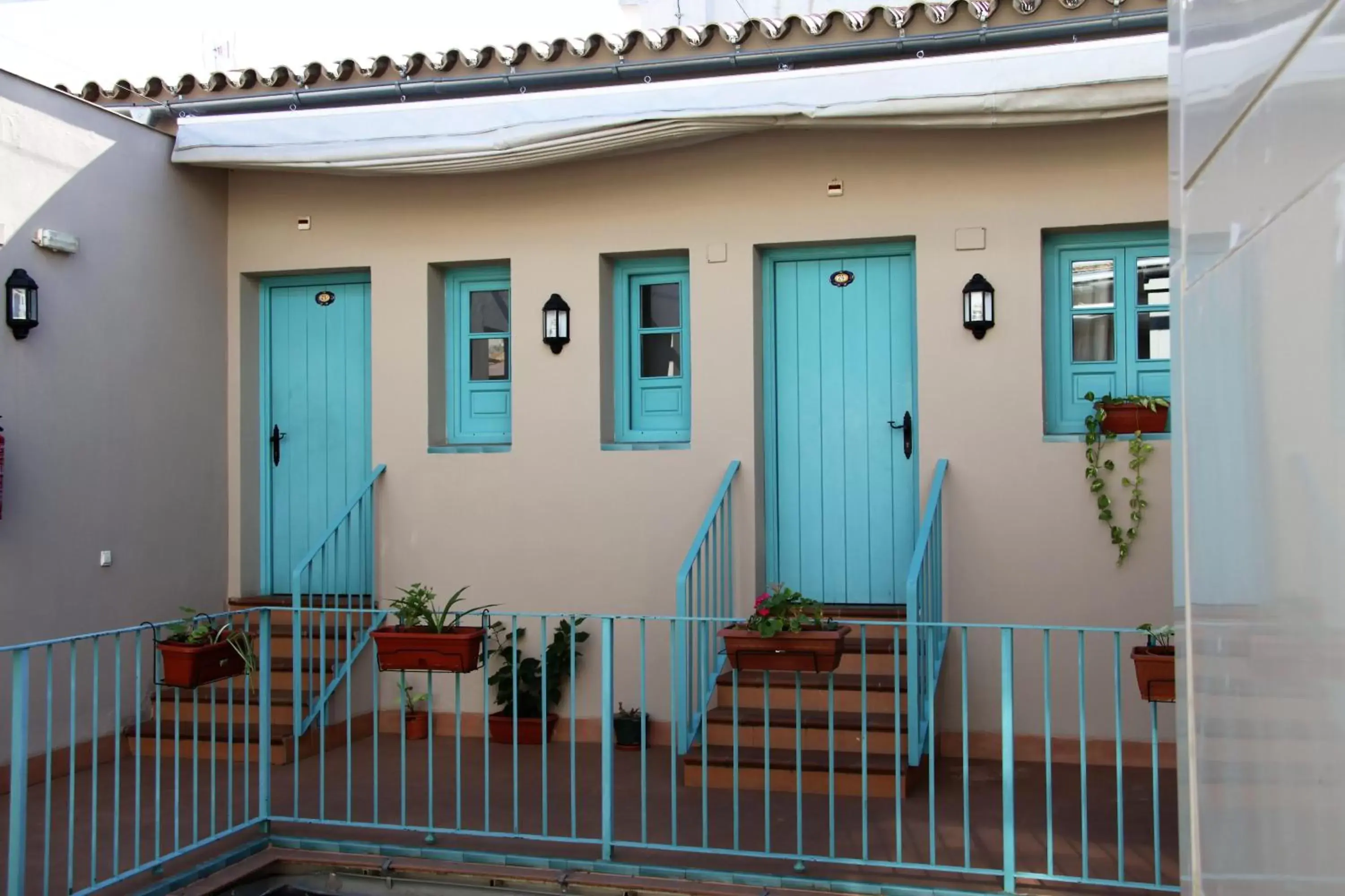 Property building in Hotel Patio de las Cruces