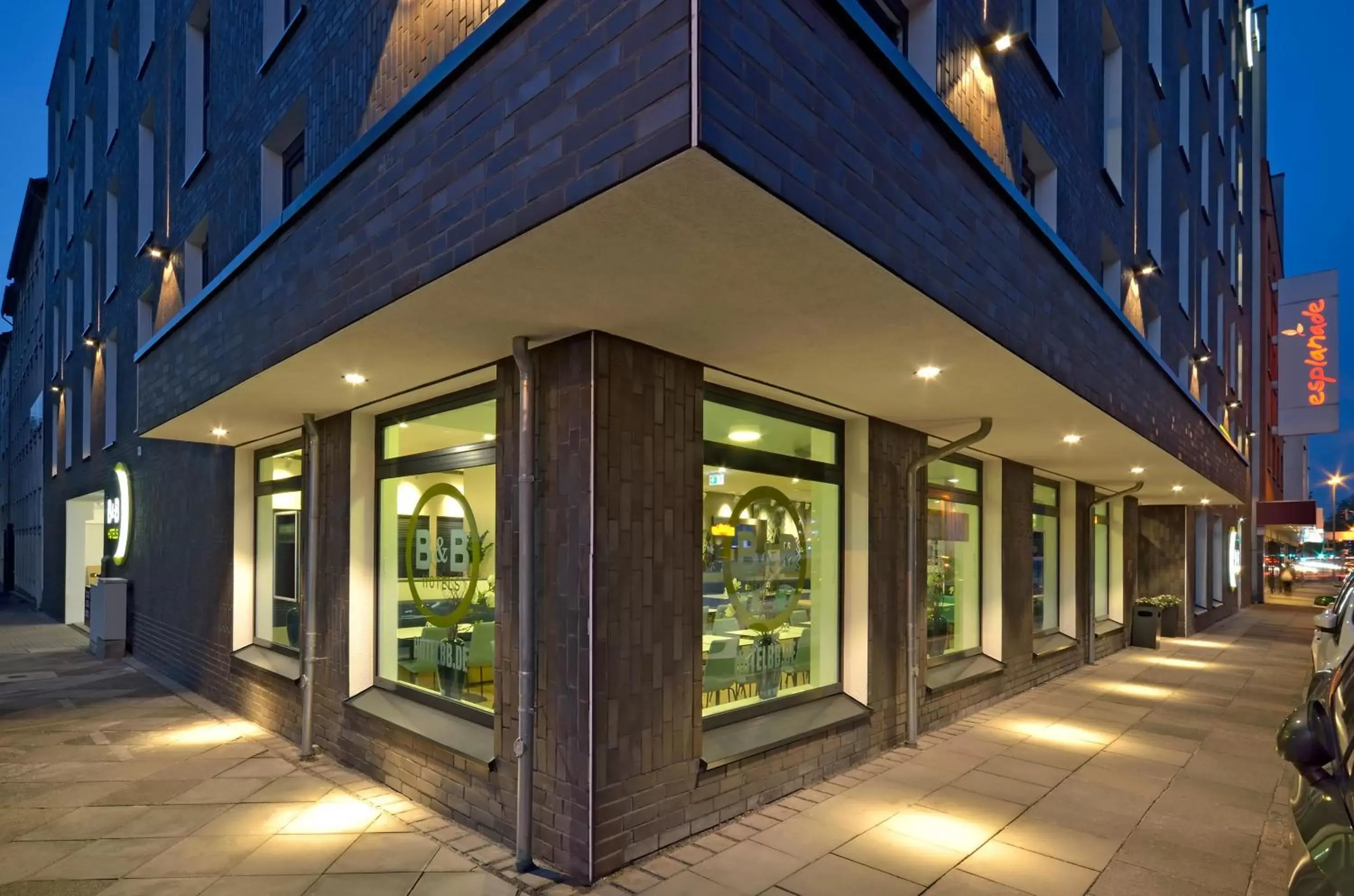 Property building in B&B Hotel Dortmund-City