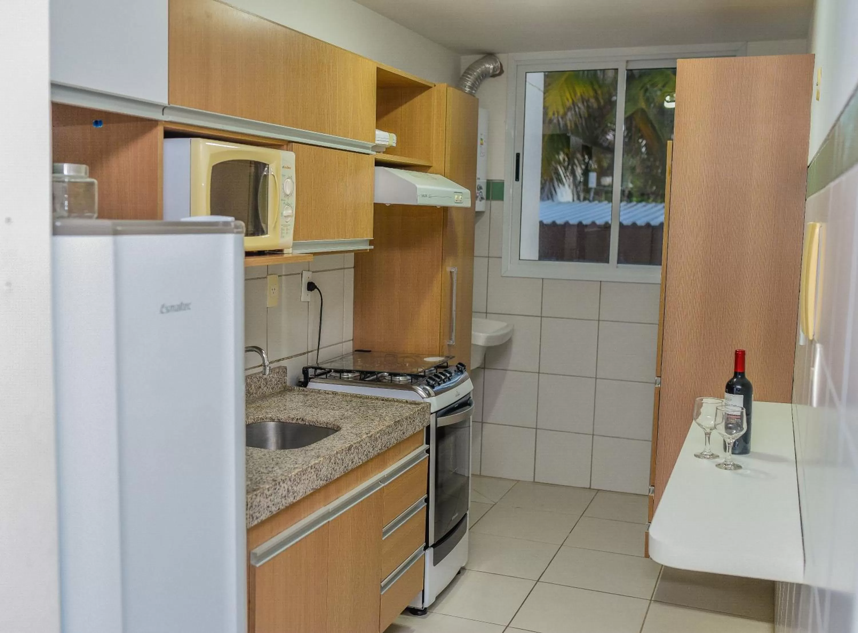 Kitchen or kitchenette in Atlantic Palace Apart-Hotel