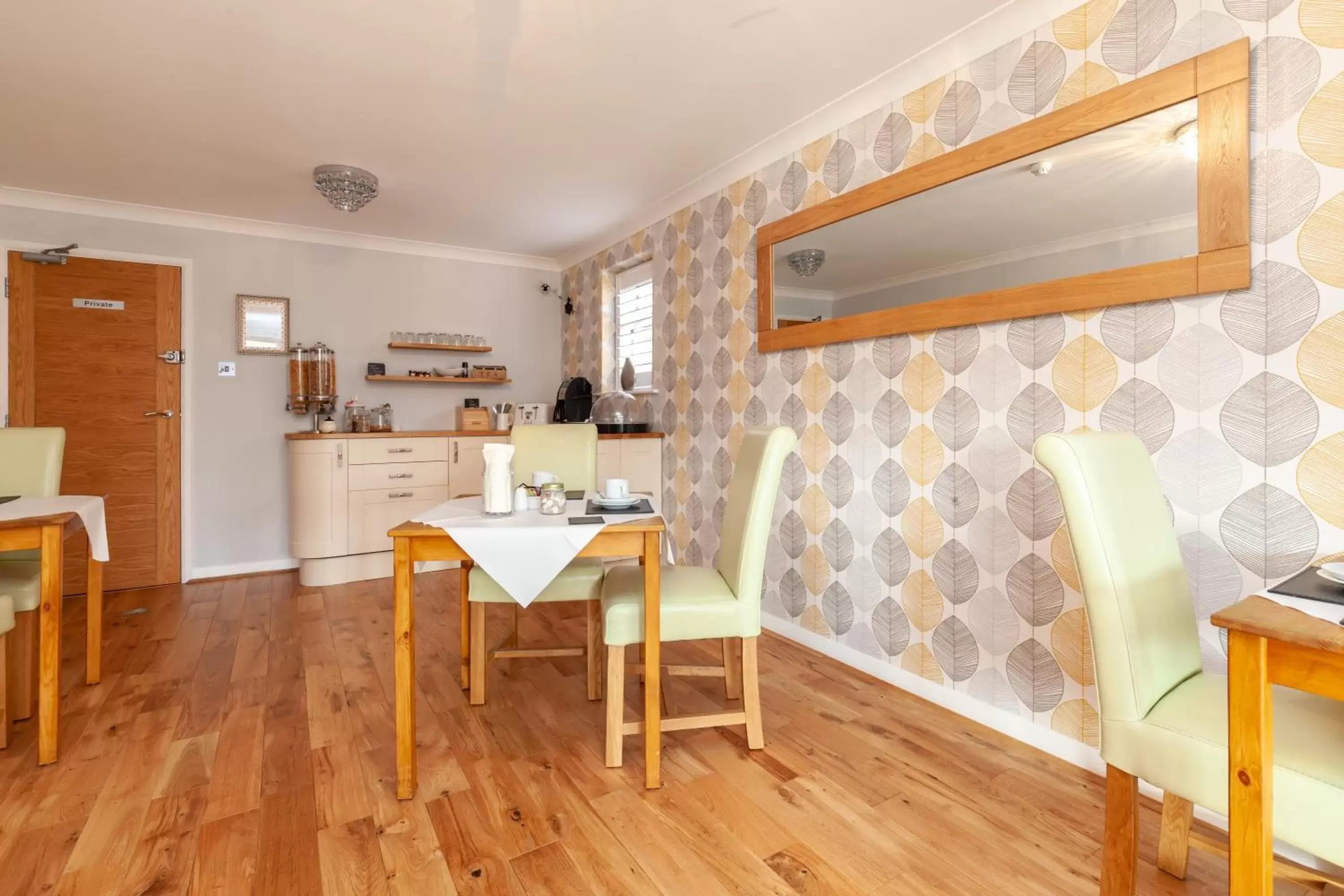 Dining Area in Harriet House B&B