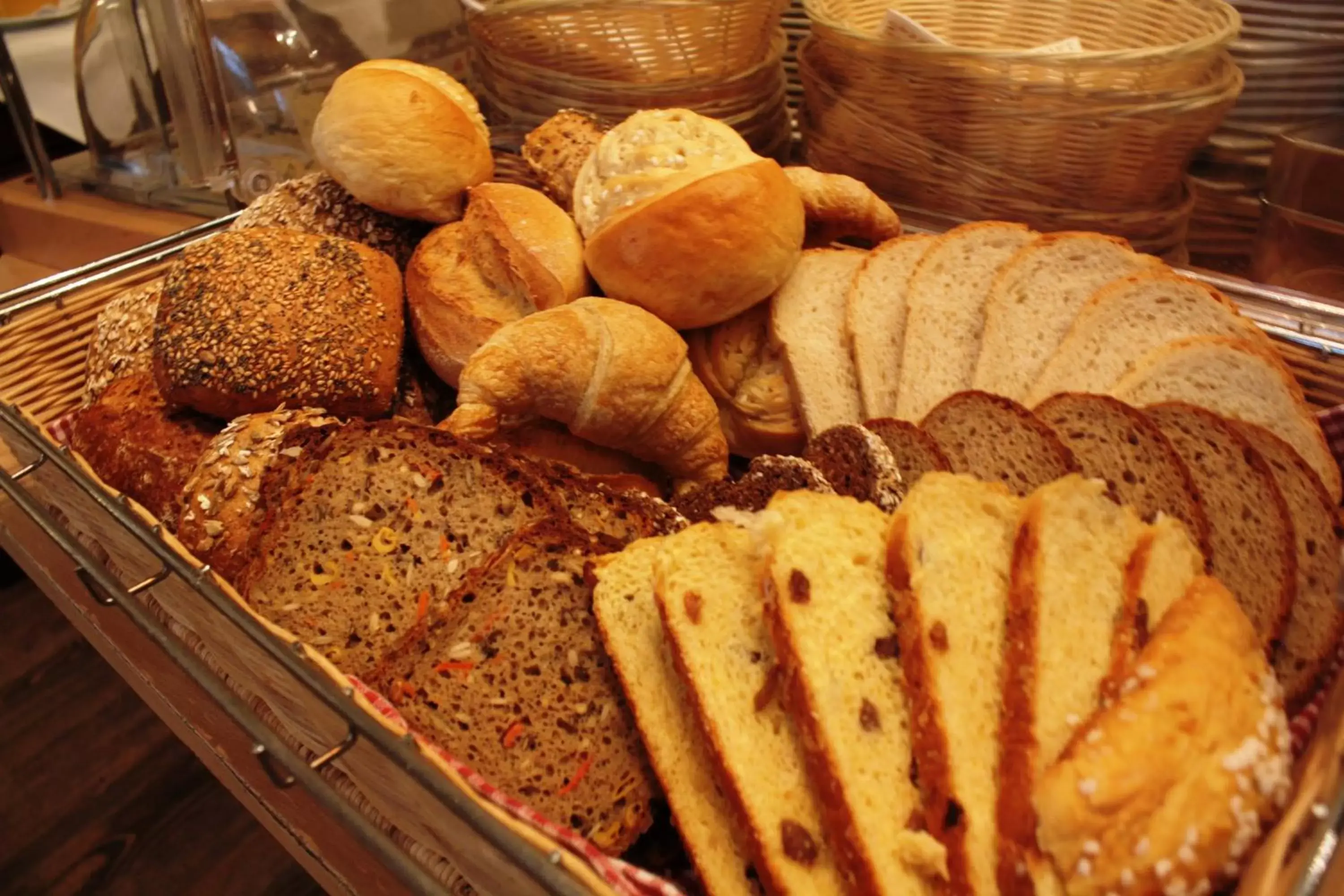 Buffet breakfast, Food in Hotel Blumlage