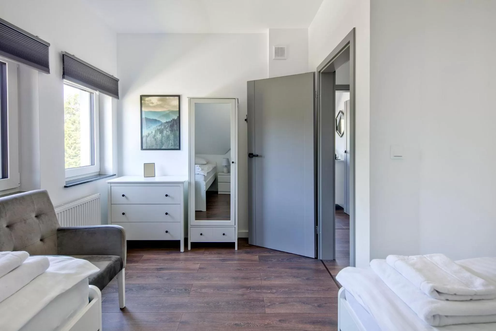 Bedroom, Bed in Apartamenty Zielona Lipka