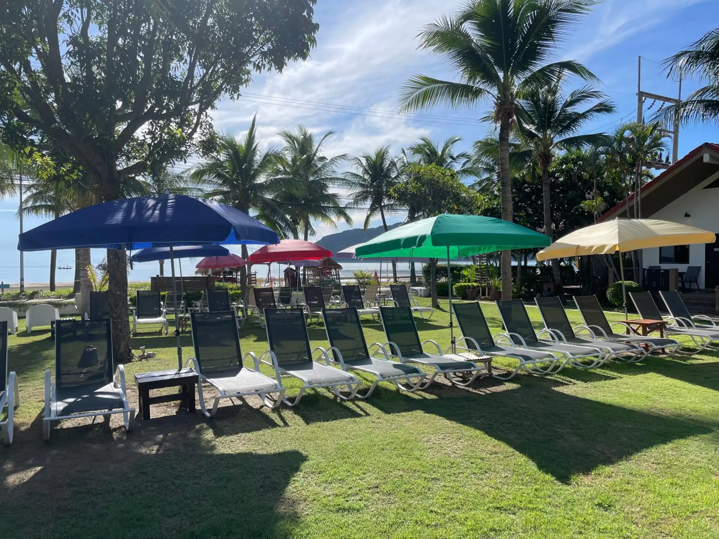 sunbed, Swimming Pool in Dolphin Bay Beach Resort