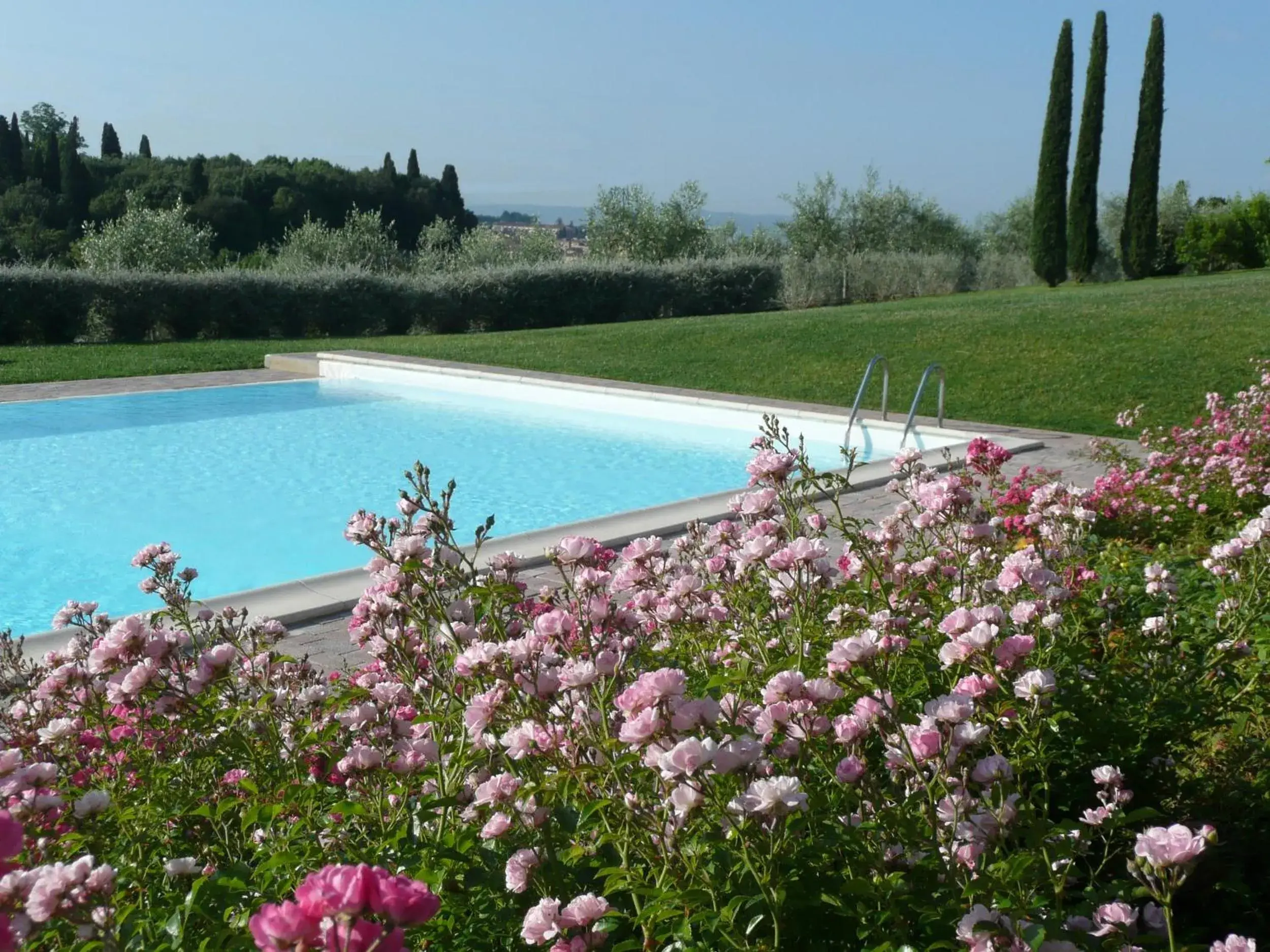 Garden, Swimming Pool in Sangallo Park Hotel